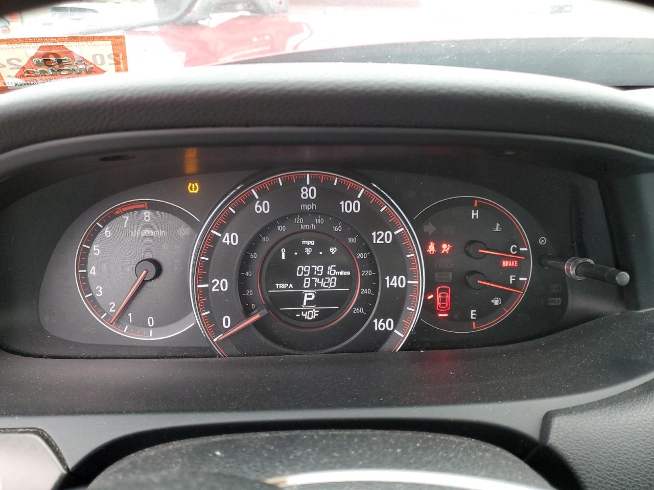 2017 Honda Accord VIN 1HGCR2F12HA115396 Copart auction photo, front end / side damage thumbnail 9