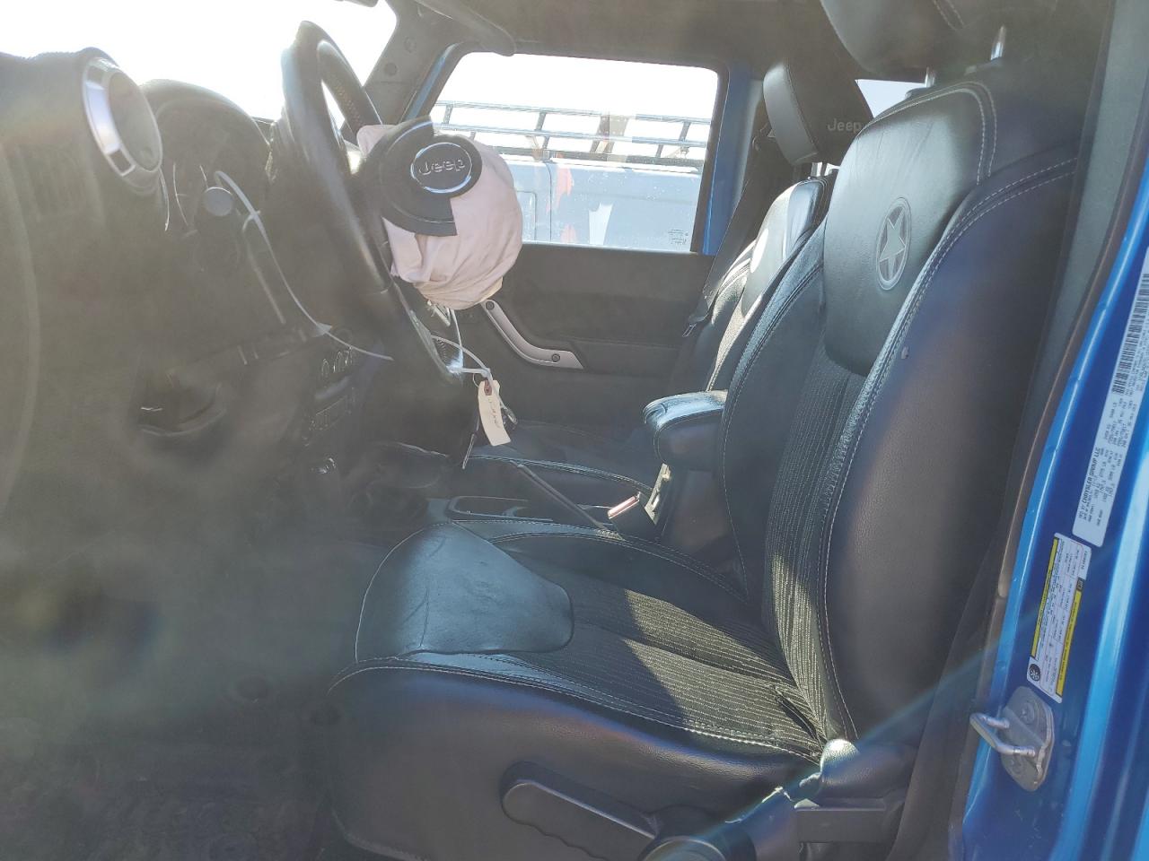 2014 Jeep Wrangler VIN 1C4BJWDG7EL169731 Copart auction photo, front end damage thumbnail 7