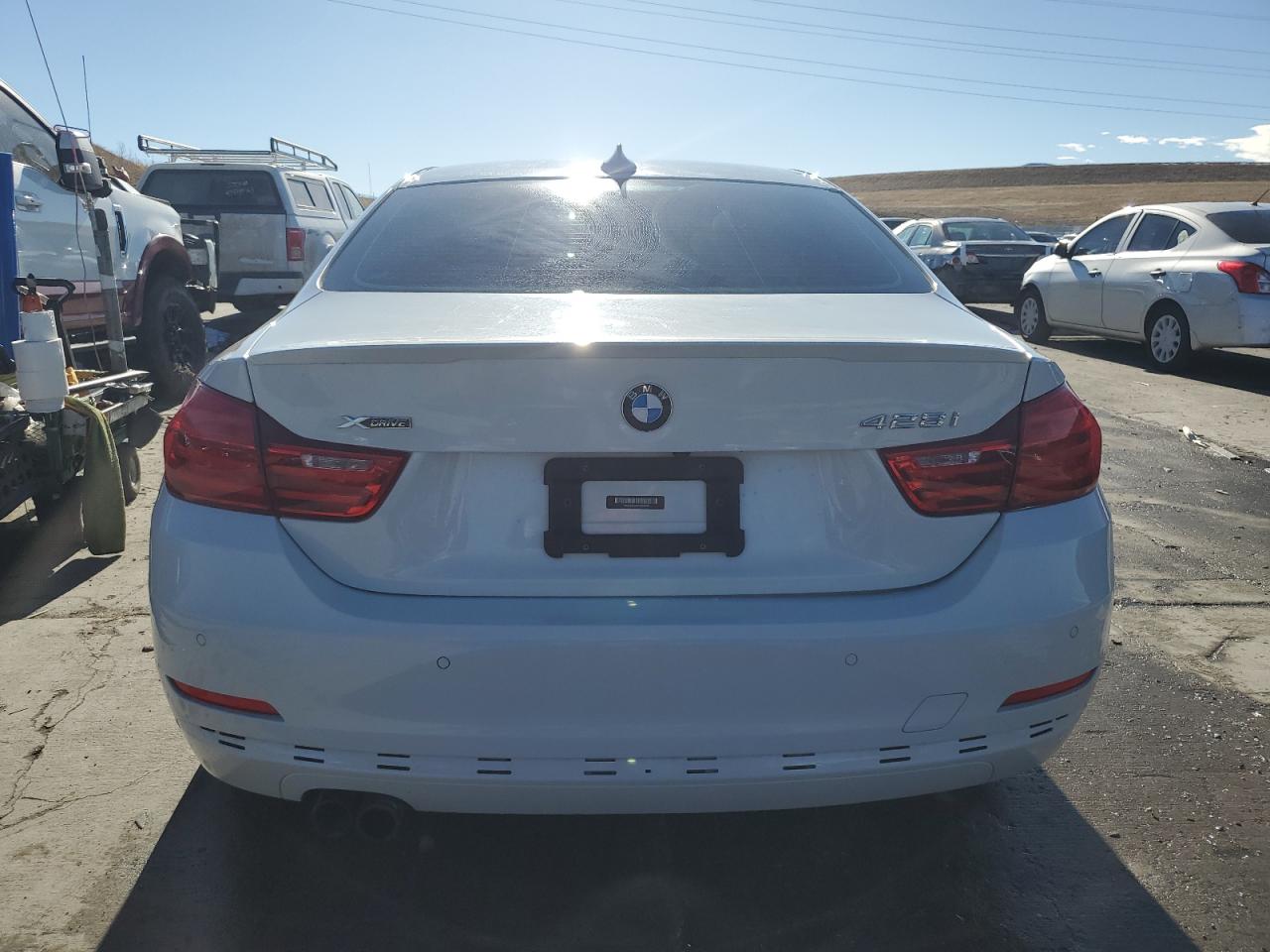 2015 BMW 4er VIN WBA3N5C59FK484845 Copart auction photo, side / hail damage thumbnail 6