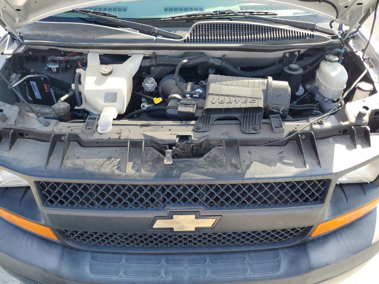 2014 Chevrolet Express VIN 1GAWGPFG9E1185033 Copart auction photo, side / rear end damage thumbnail 12