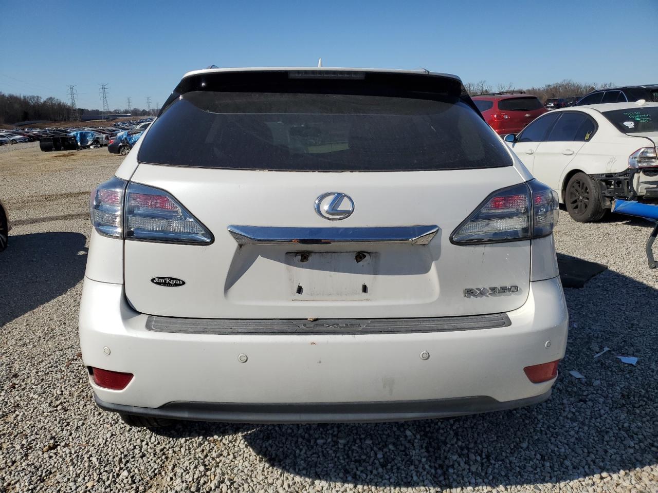 2012 Lexus RX VIN 2T2ZK1BAXCC081107 Copart auction photo, front end damage thumbnail 6