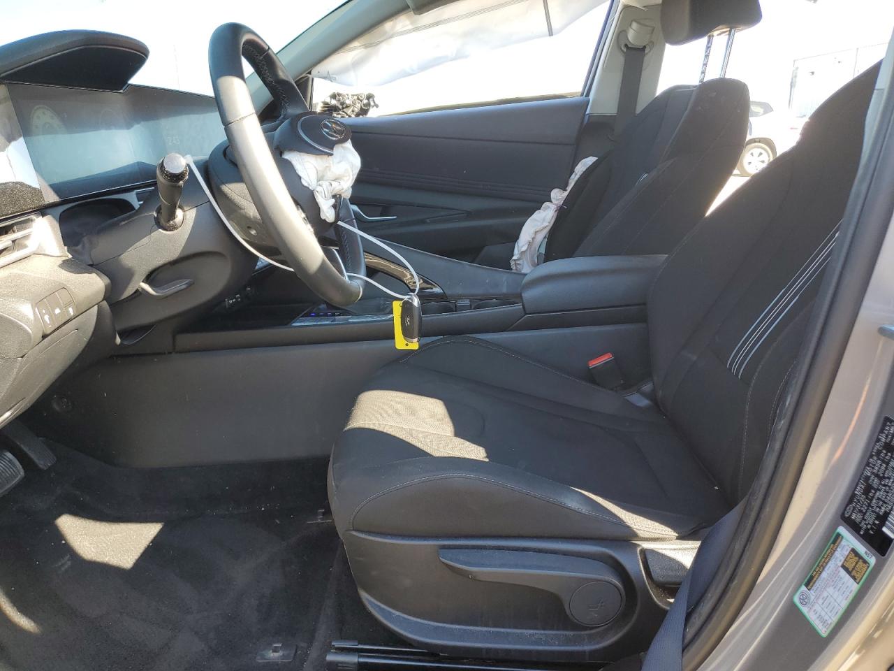 2023 Hyundai Elantra VIN KMHLS4AG2PU598519 Copart auction photo, side / front end damage thumbnail 7