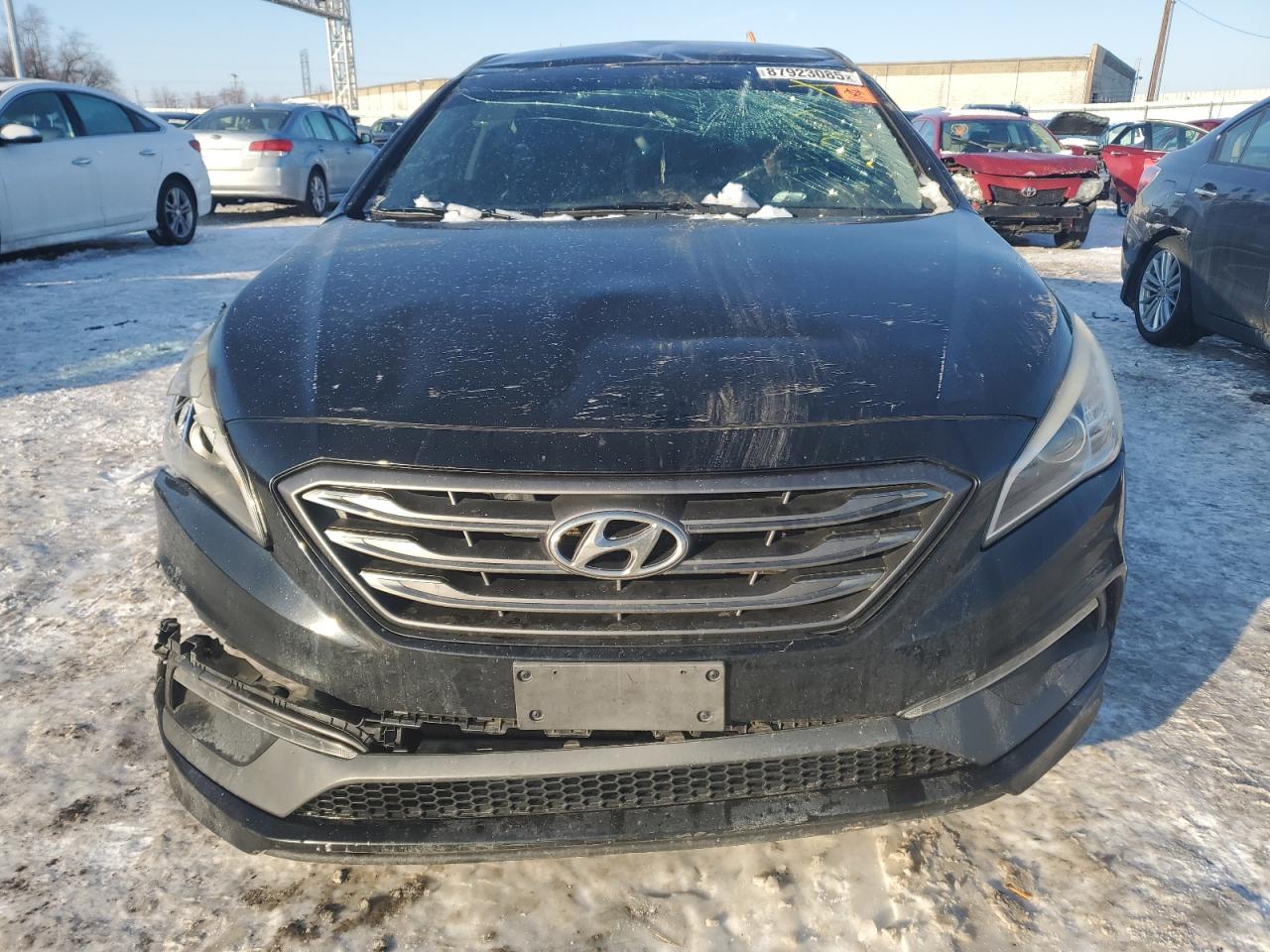 2015 Hyundai Sonata VIN 5NPE34AF3FH107899 Copart auction photo, front end damage thumbnail 5
