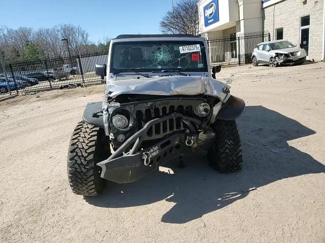 2017 Jeep Wrangler VIN 1C4BJWDG8HL742981 Copart auction photo, front end / undercarriage damage thumbnail 12