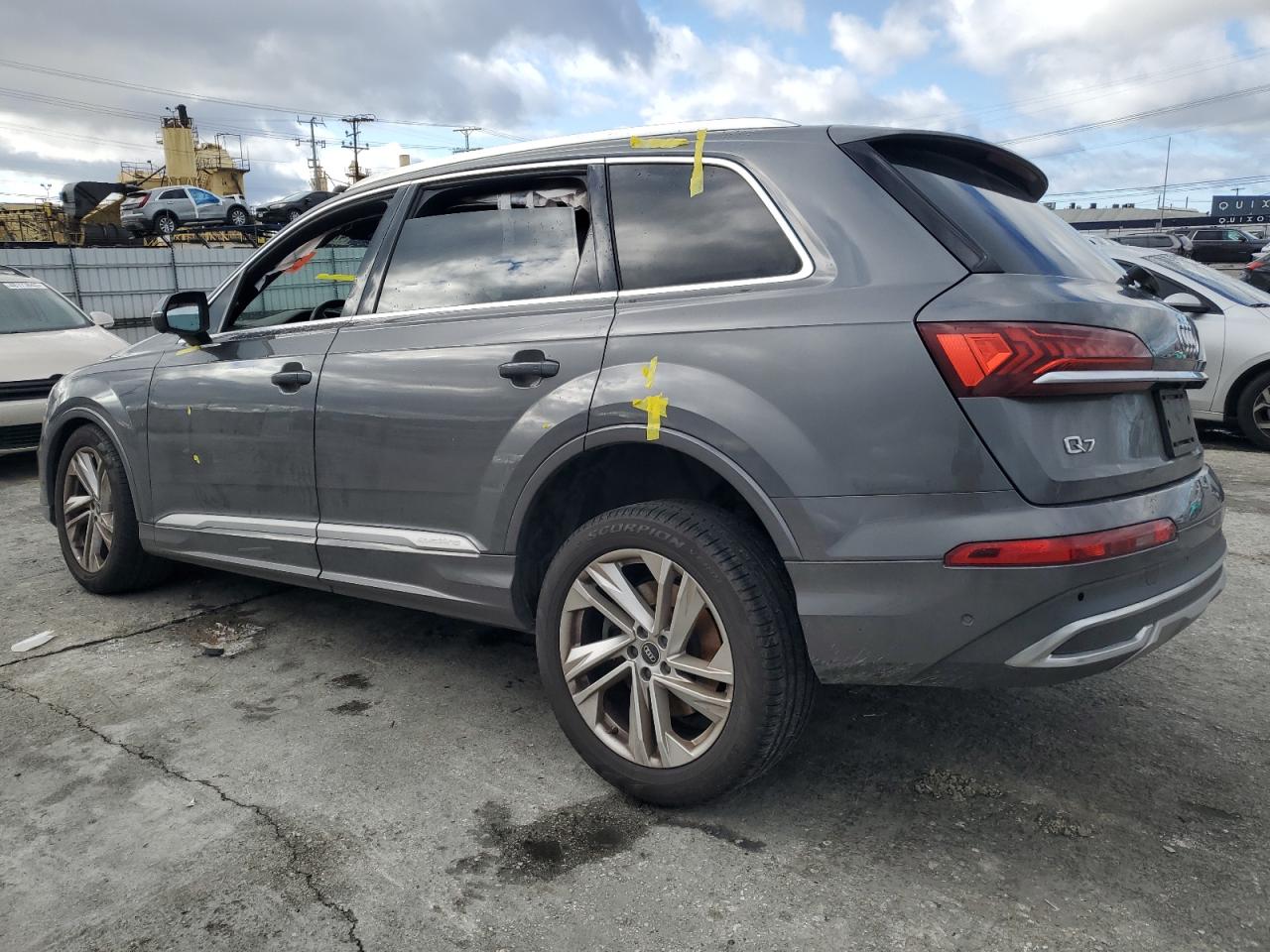 2021 Audi Q7 VIN WA1LJAF78MD016265 Copart auction photo, front end damage thumbnail 2