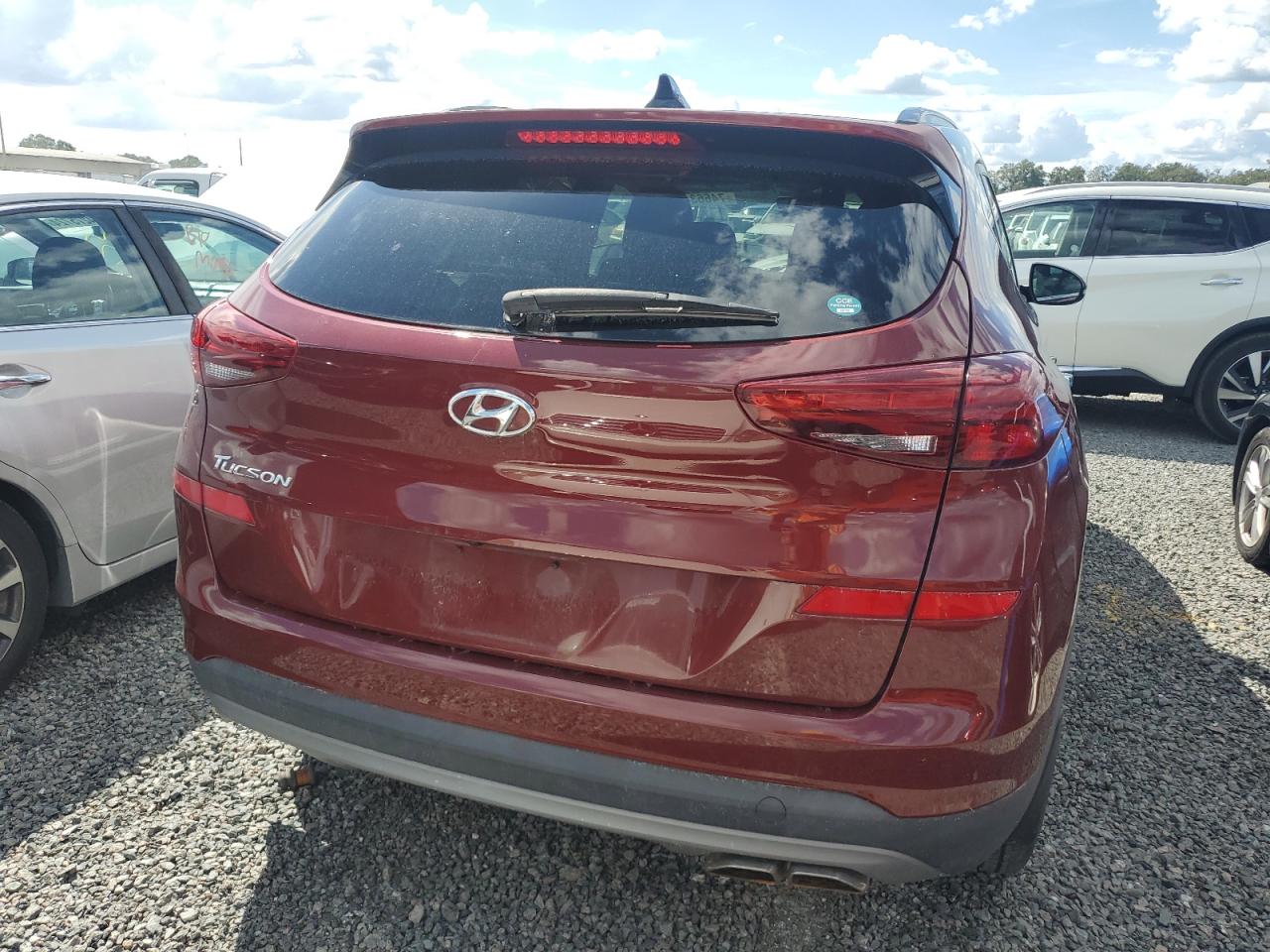 2020 Hyundai Tucson VIN KM8J33AL9LU262291 Copart auction photo, water/flood damage thumbnail 6