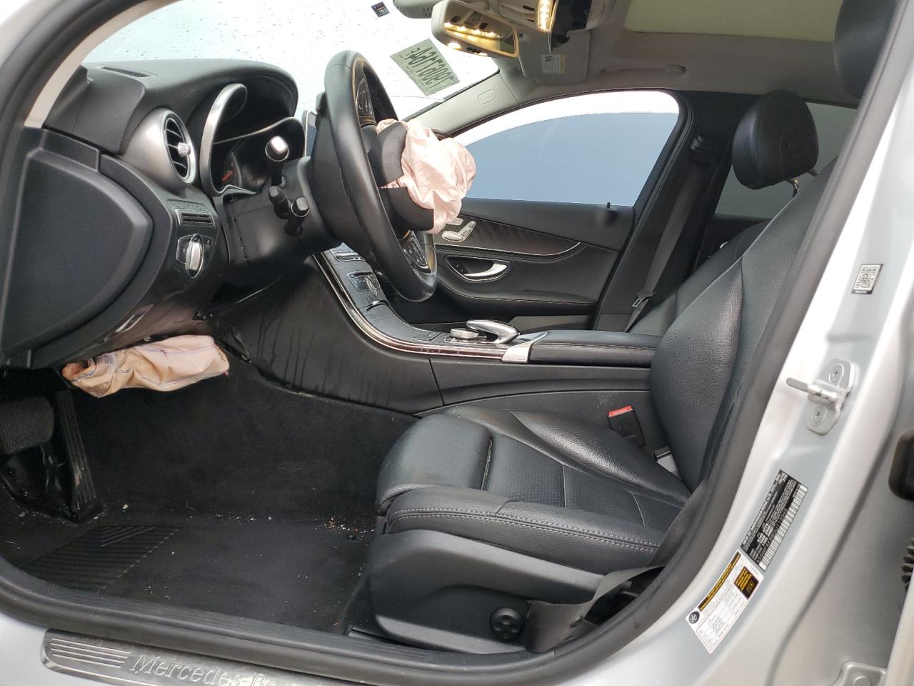 2016 Mercedes-Benz C-klasse VIN 55SWF4KB8GU113395 Copart auction photo, front end / mechanical damage thumbnail 7