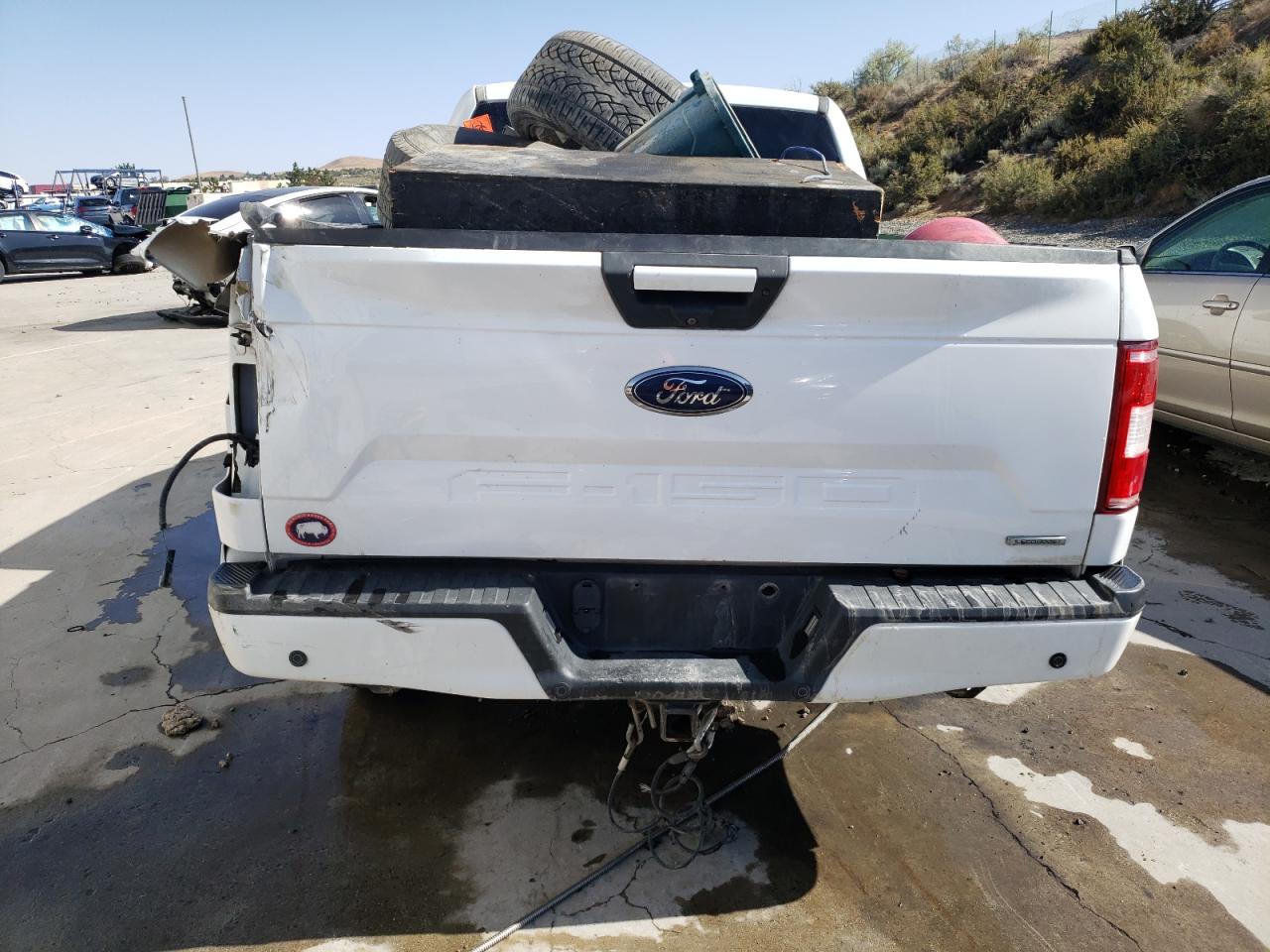 2018 Ford F-150 VIN 1FTFX1EGXJKC41166 Copart auction photo, rollover damage thumbnail 6