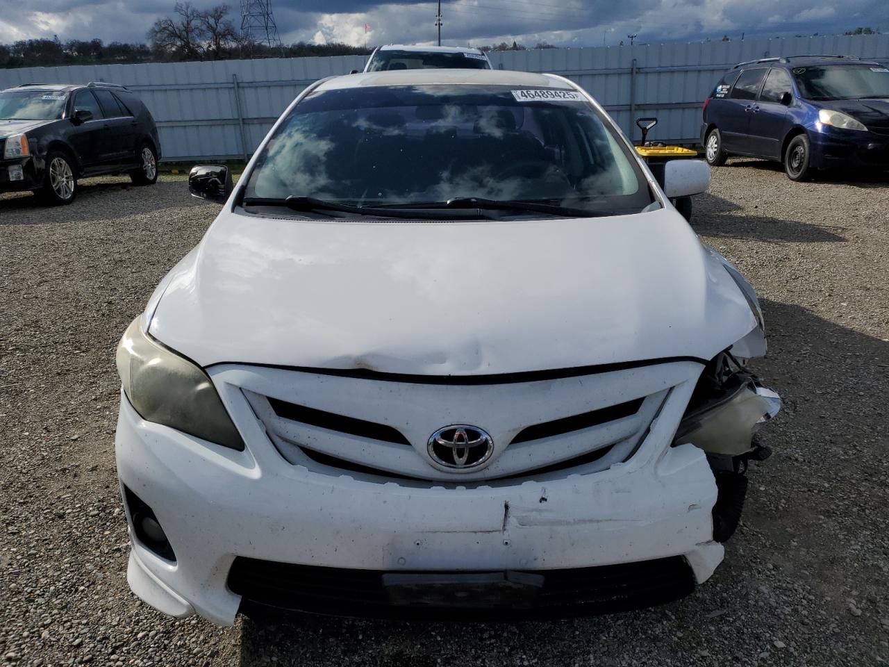 2012 Toyota Corolla VIN 5YFBU4EE1CP030448 Copart auction photo, front end / side damage thumbnail 5