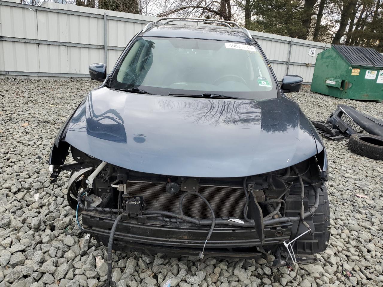 2016 Nissan Rogue VIN 5N1AT2MV1GC770516 Copart auction photo, front end / side damage thumbnail 5