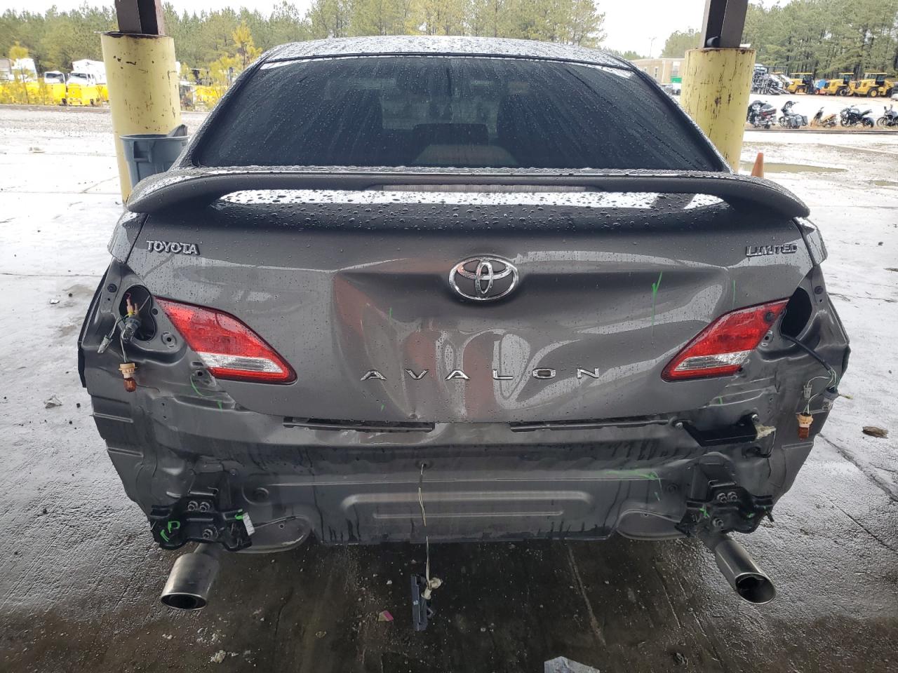 2007 Toyota Avalon VIN 4T1BK36B57U245646 Copart auction photo, rear end damage thumbnail 6