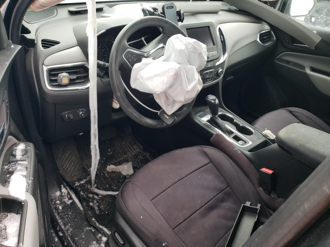 2020 Chevrolet Equinox VIN 3GNAXSEVXLS667615 Copart auction photo, front end / side damage thumbnail 8