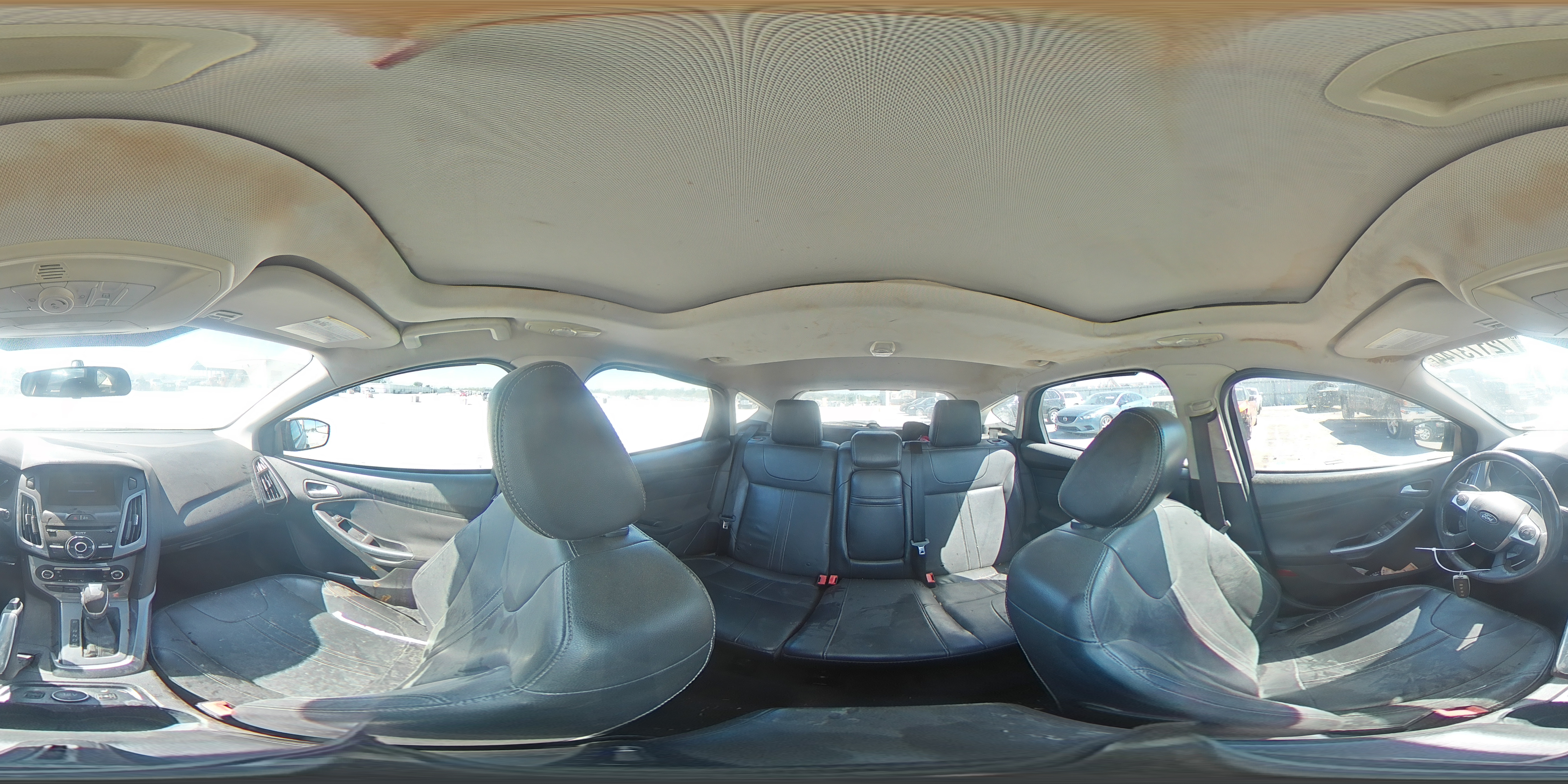 2012 Ford Focus VIN 1FADP3N2XDL263356 Copart auction photo, rear end damage thumbnail 13