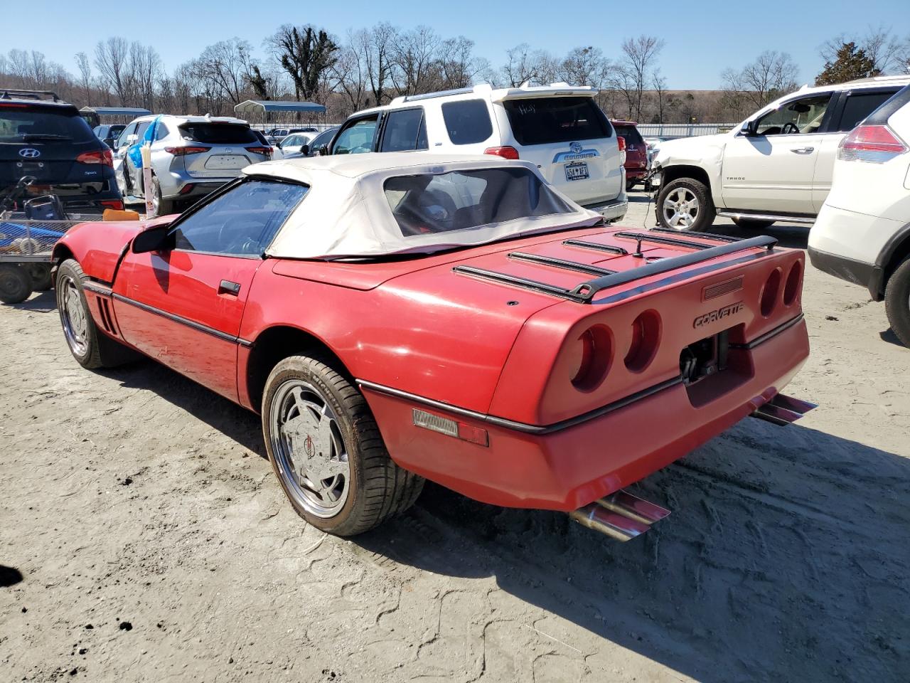 1989 Chevrolet Corvette VIN 1G1YY3186K5109742 Copart auction photo, front end damage thumbnail 2