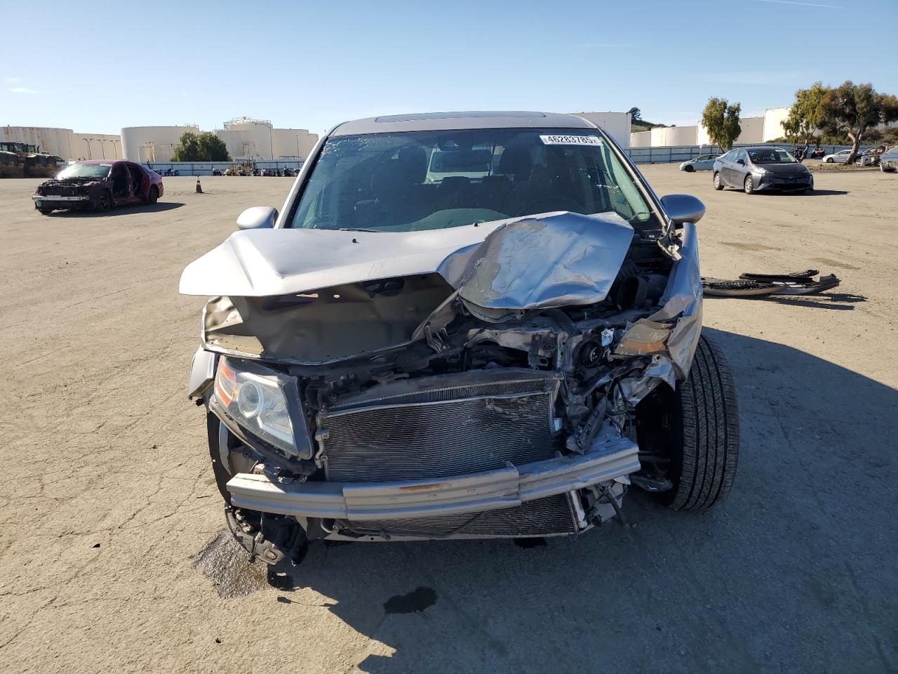 2016 Honda Odyssey VIN 5FNRL5H63GB160020 Copart auction photo, front end damage thumbnail 5