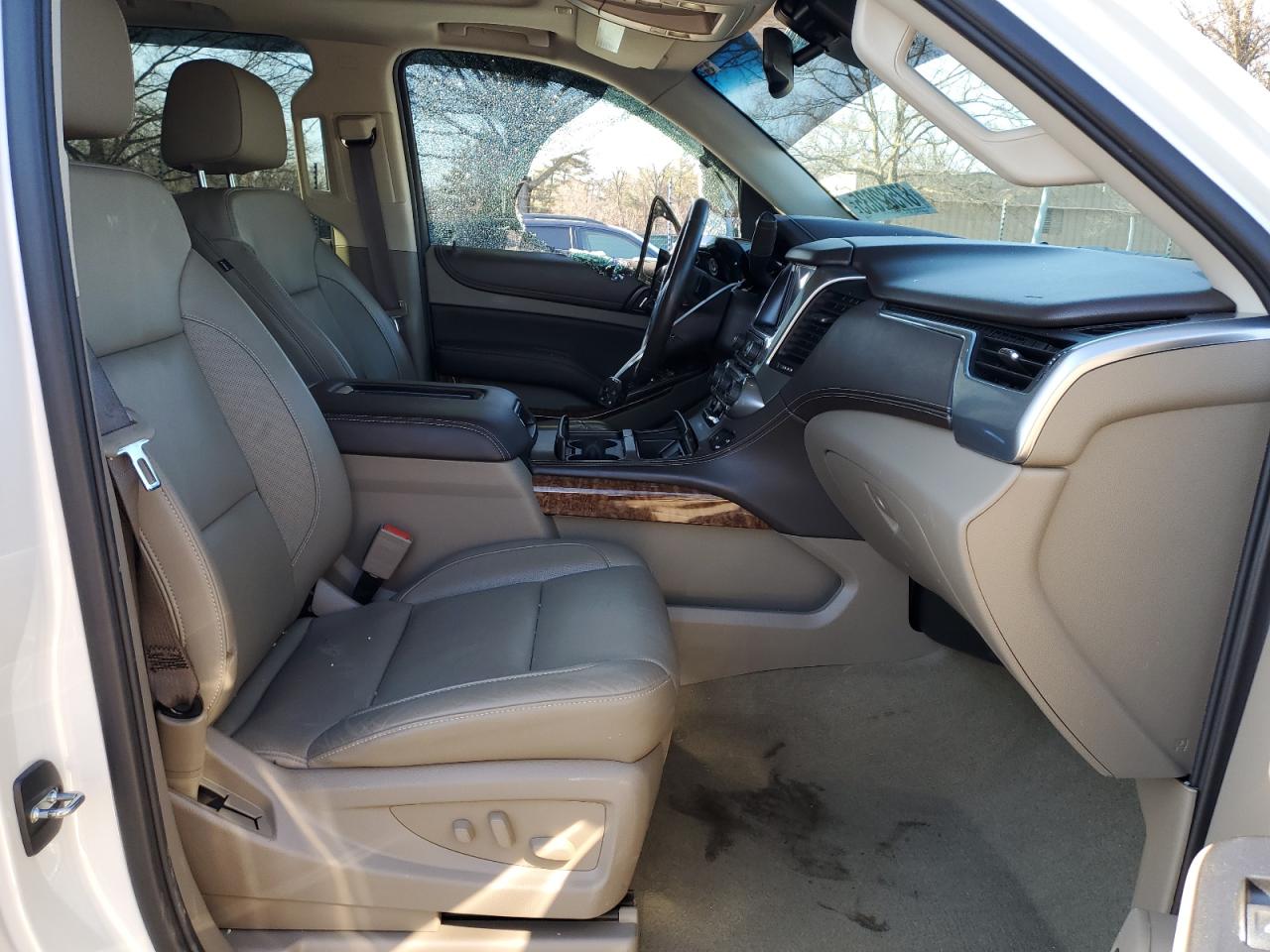 2017 Chevrolet Tahoe VIN 1GNSKCKCXHR262537 Copart auction photo, front end / side damage thumbnail 7