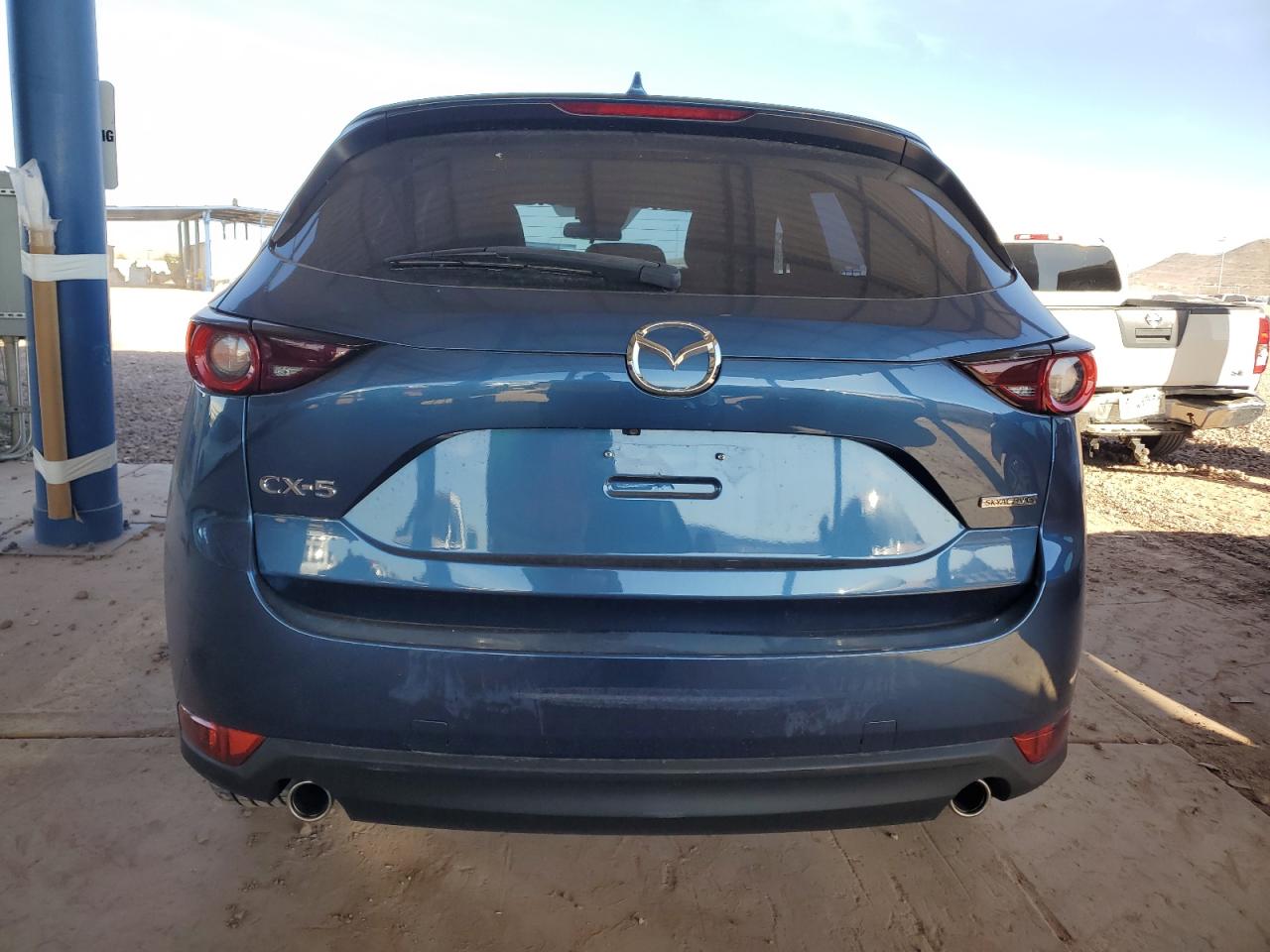 2020 Mazda CX-5 VIN JM3KFABM7L0730366 Copart auction photo, front end / side damage thumbnail 6