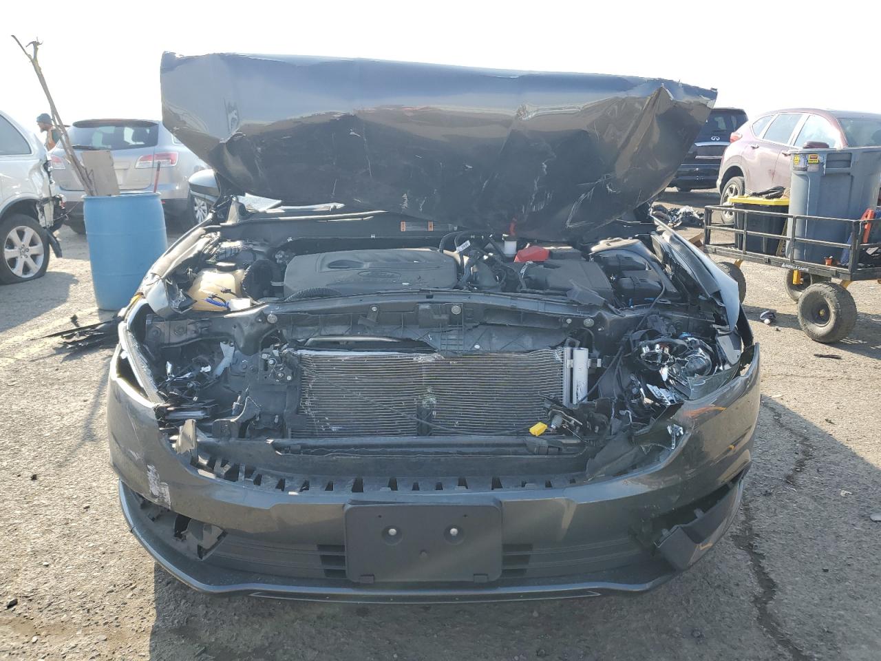 2018 Ford Fusion VIN 3FA6P0HD6JR230260 Copart auction photo, rear end / front end damage thumbnail 5