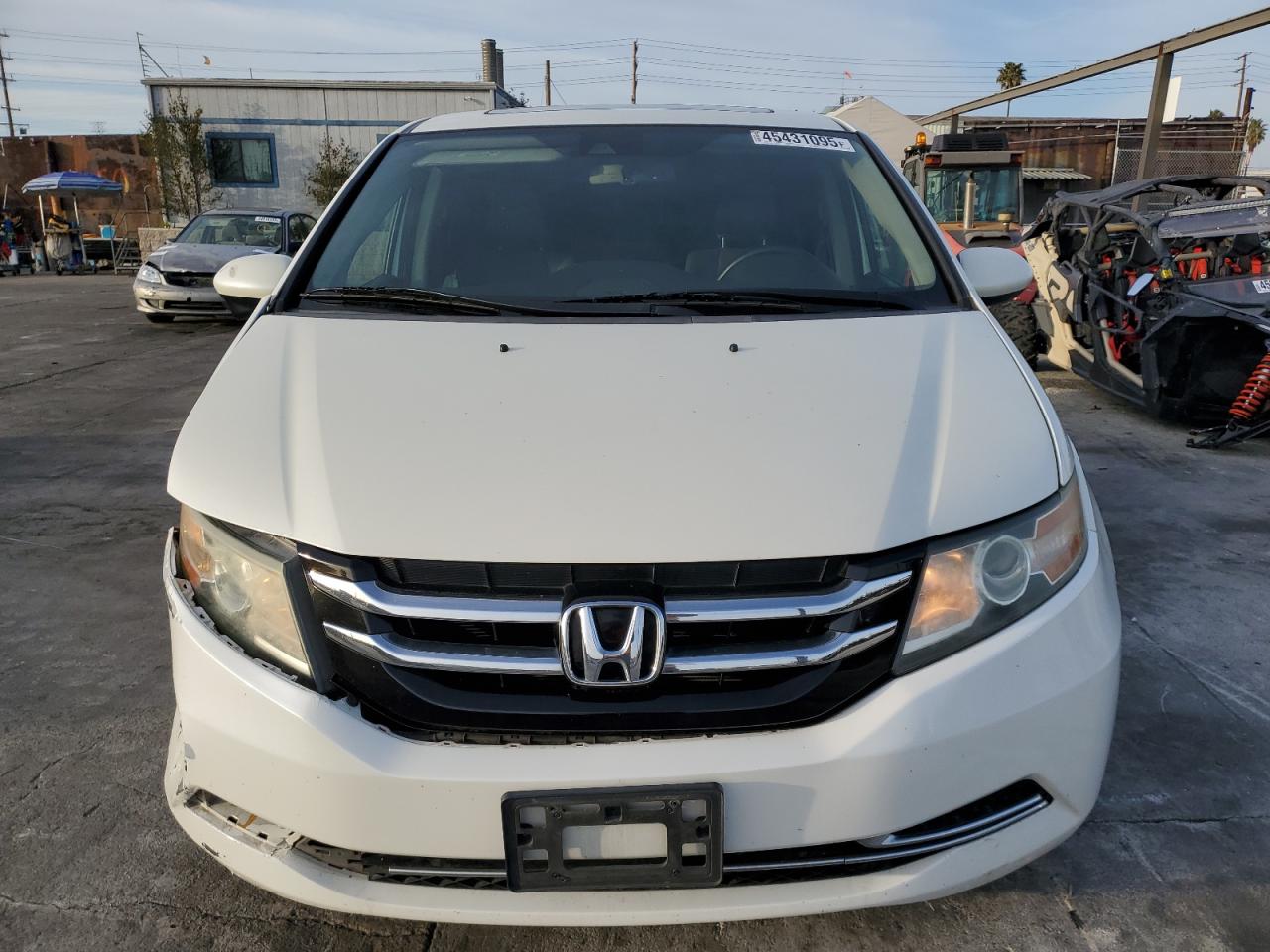 2015 Honda Odyssey VIN 5FNRL5H69FB028703 Copart auction photo, front end damage thumbnail 5