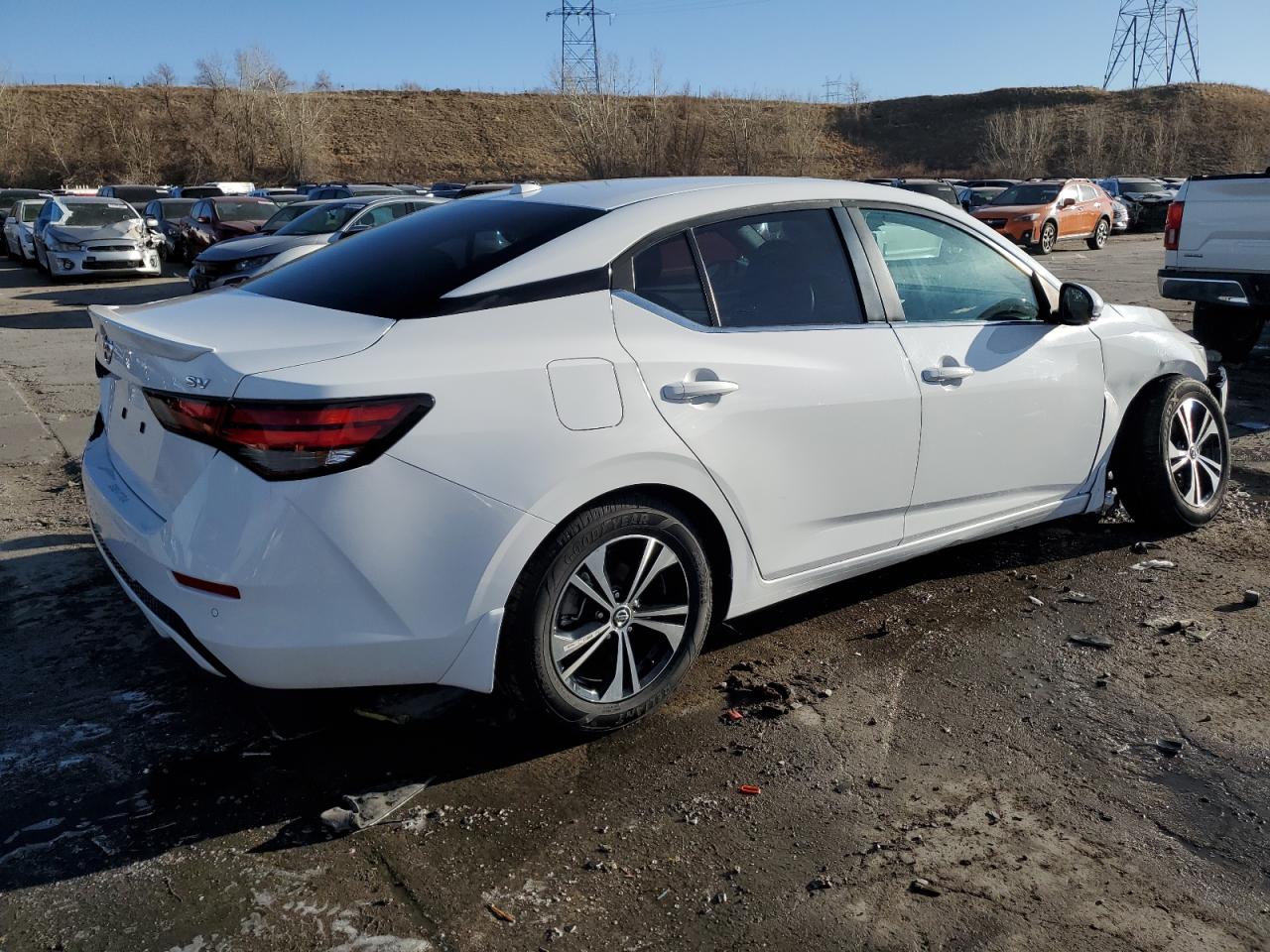 2020 Nissan Sentra VIN 3N1AB8CV9LY250306 Copart auction photo, front end / rear end damage thumbnail 3