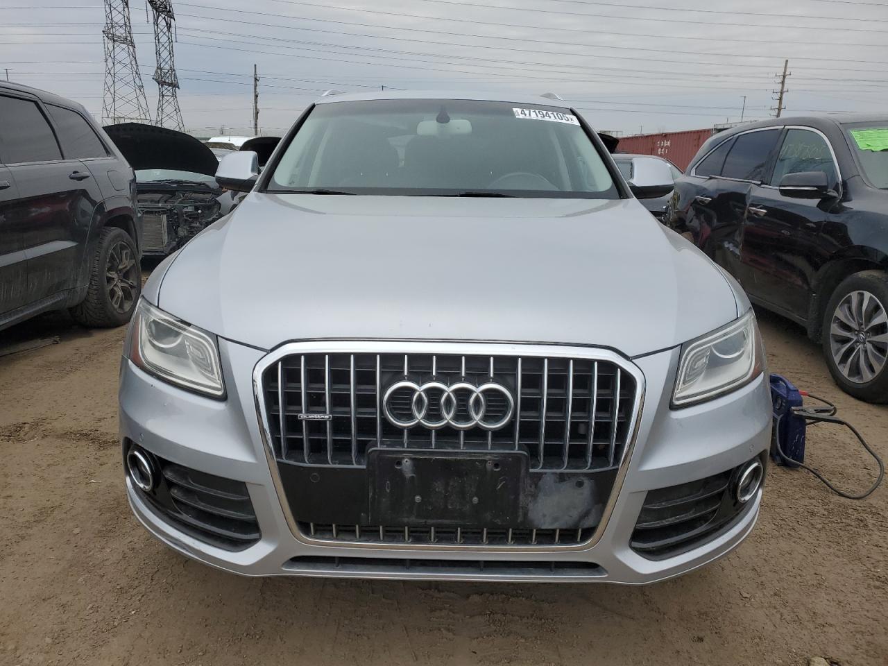 2015 Audi Q5 VIN WA1LFAFP7FA036402 Copart auction photo, side / rear end damage thumbnail 5