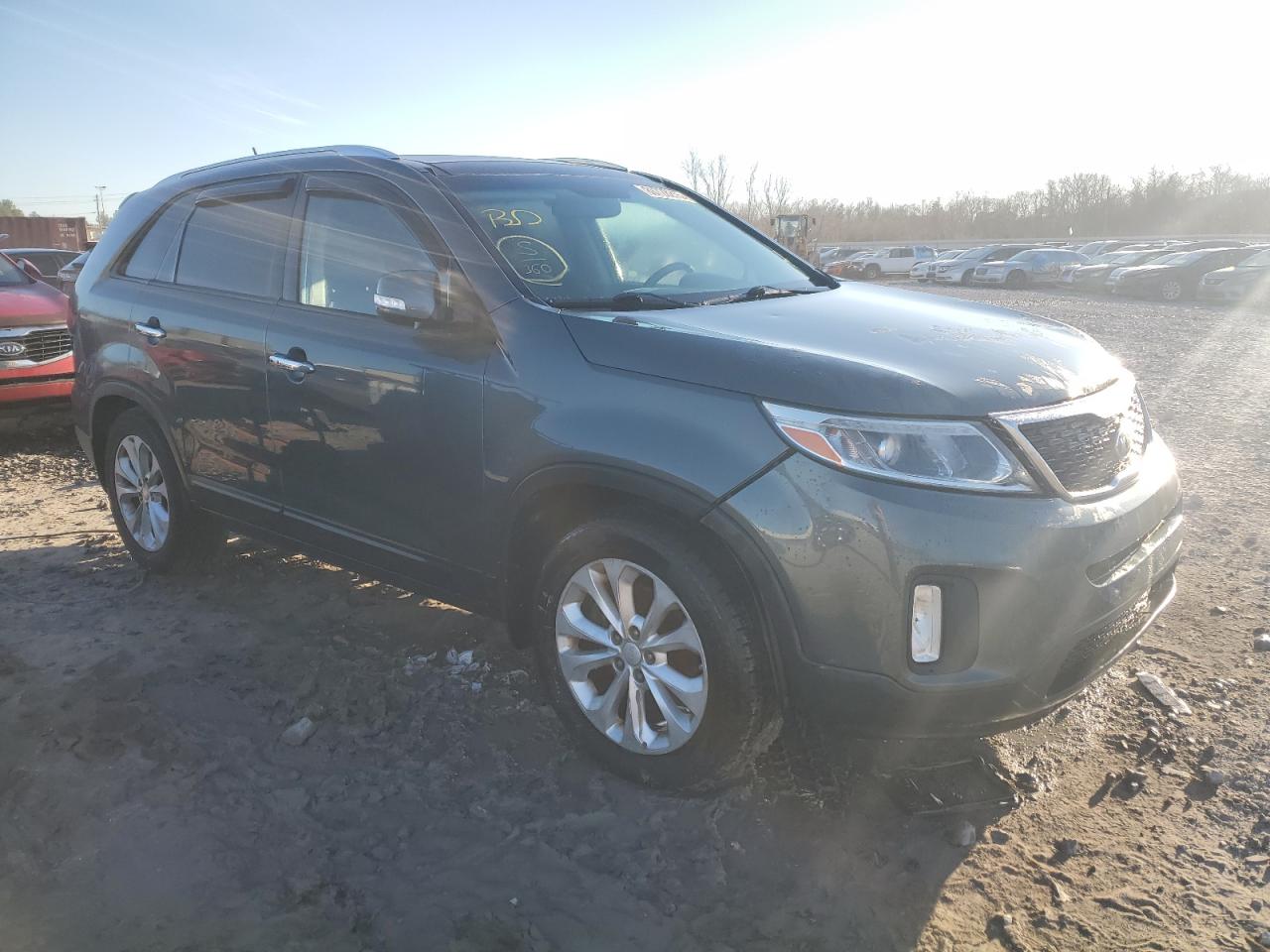 2014 KIA Sorento VIN 5XYKU4A79EG520103 Copart auction photo, front end damage thumbnail 4