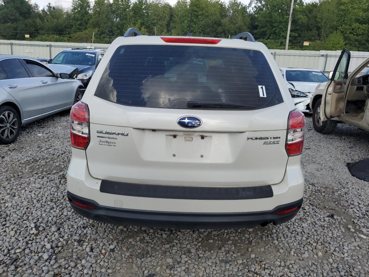 2015 Subaru Forester VIN JF2SJABC2FH413486 Copart auction photo, undercarriage damage thumbnail 6