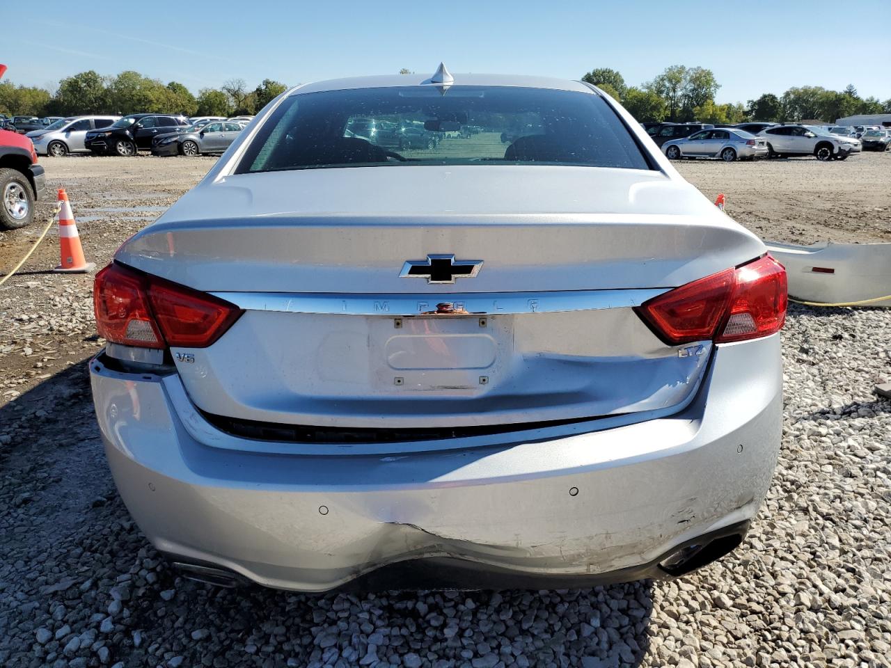 2015 Chevrolet Impala VIN 2G1165S34F9104537 Copart auction photo, front end / rear end damage thumbnail 6