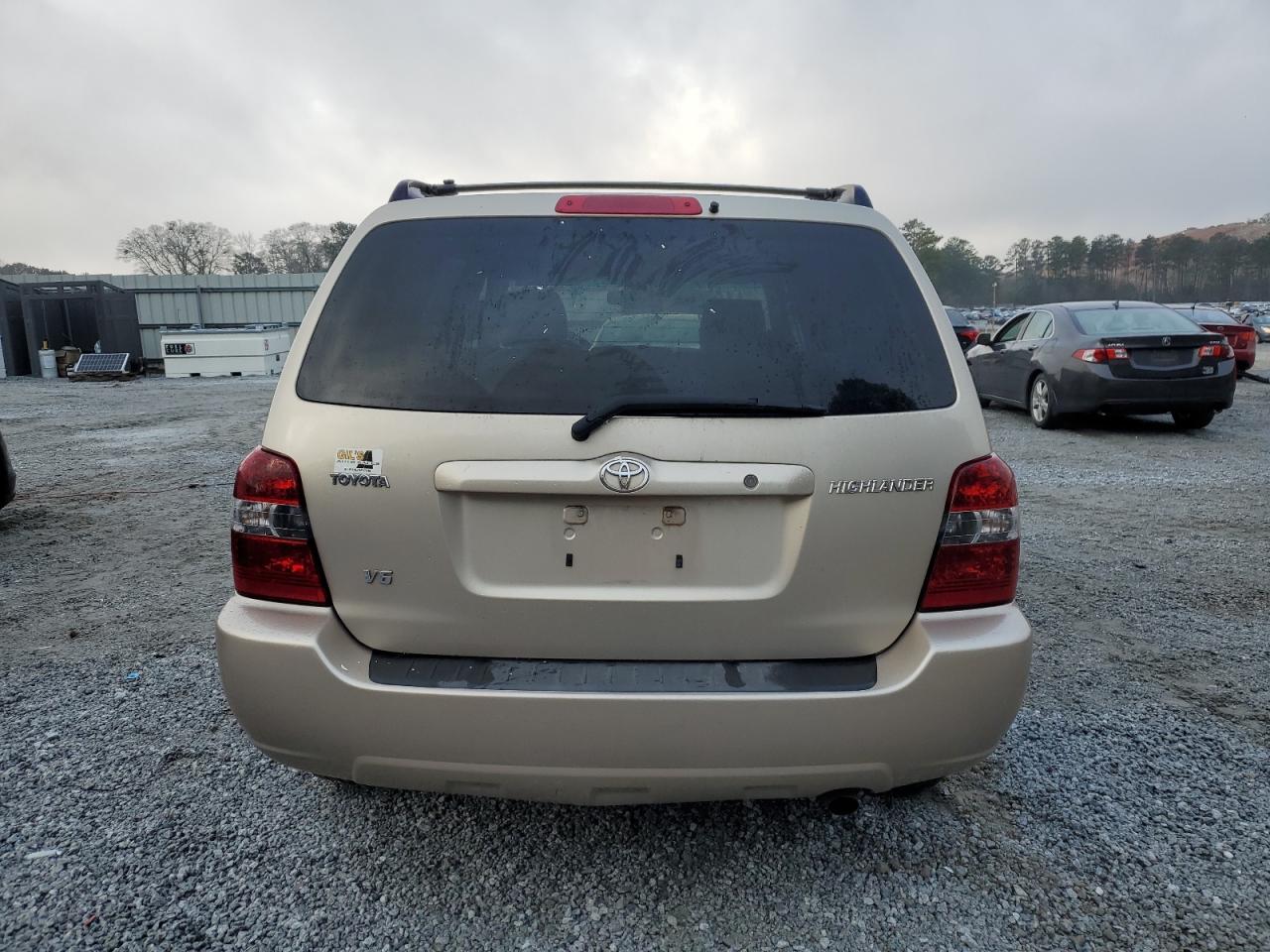2005 Toyota Highlander VIN JTEDP21A950068302 Copart auction photo, front end / minor dent/scratches damage thumbnail 6