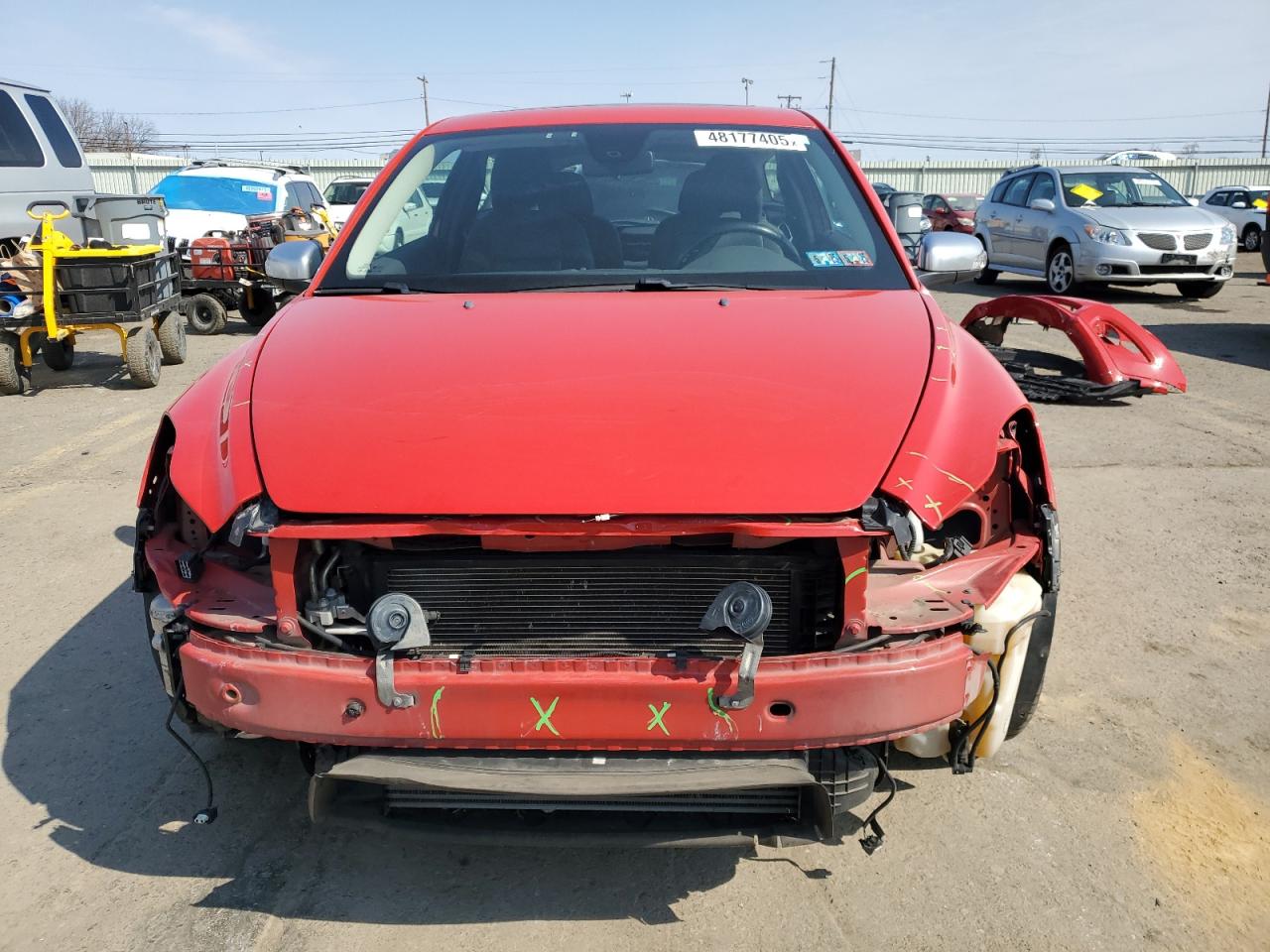 2011 Volvo C30 VIN YV1672MK9B2245927 Copart auction photo, front end / rear end damage thumbnail 5