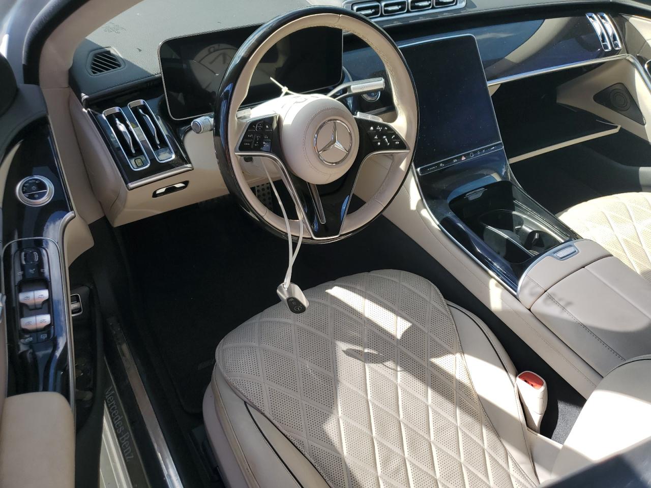 2021 Mercedes-Benz S-klasse VIN W1K6G7GB8MA052911 Copart auction photo, water/flood damage thumbnail 8
