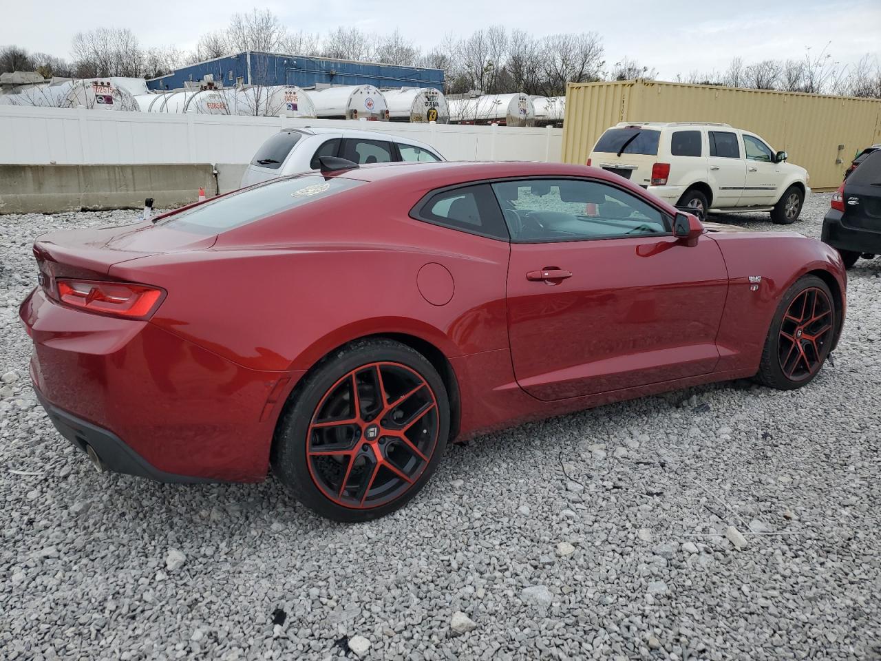 2017 Chevrolet Camaro VIN 1G1FA1RS4H0114198 Copart auction photo, rear end damage thumbnail 3