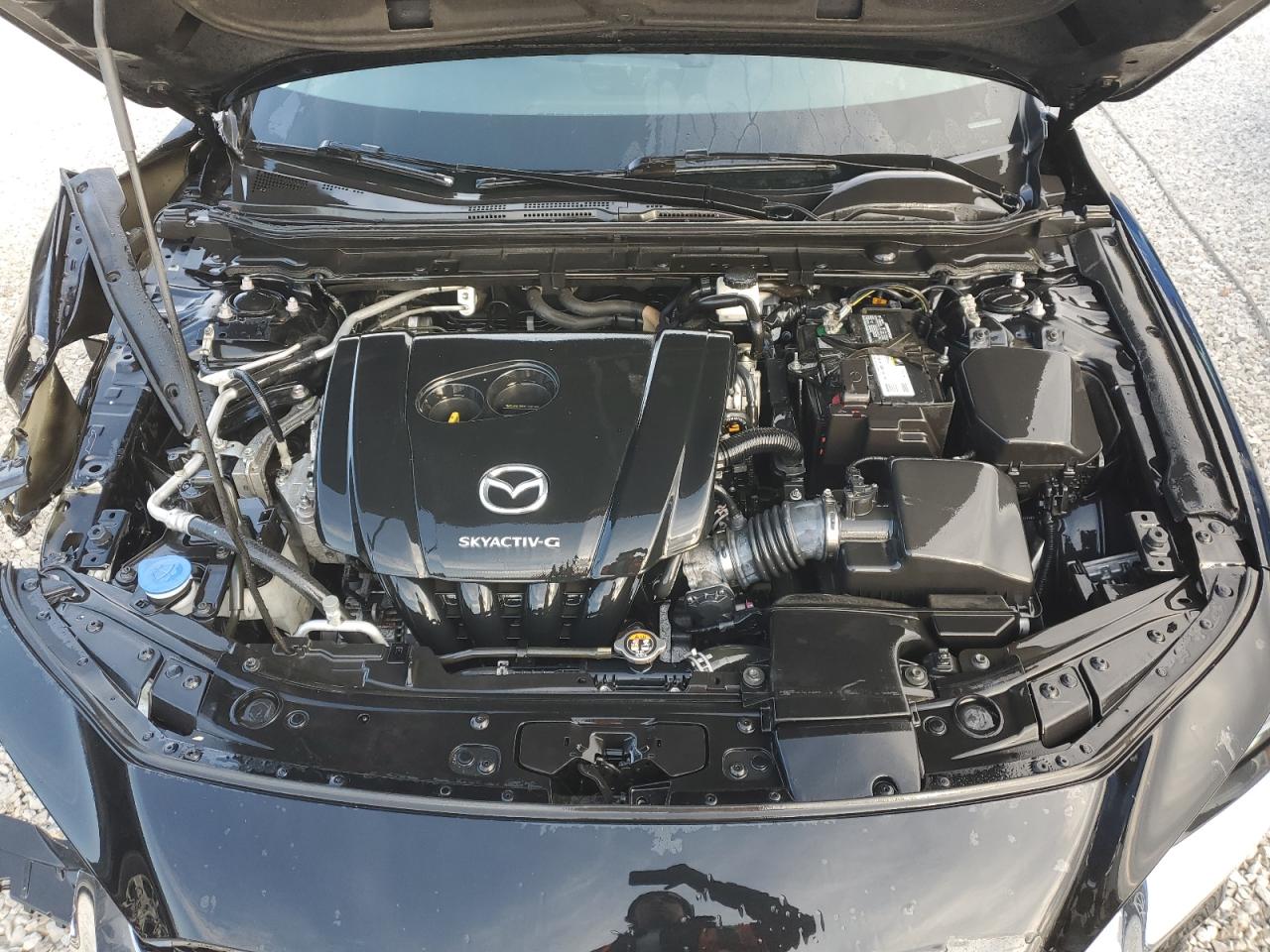 2019 Mazda 3 VIN 3MZBPAAL8KM110780 Copart auction photo, front end / side damage thumbnail 11