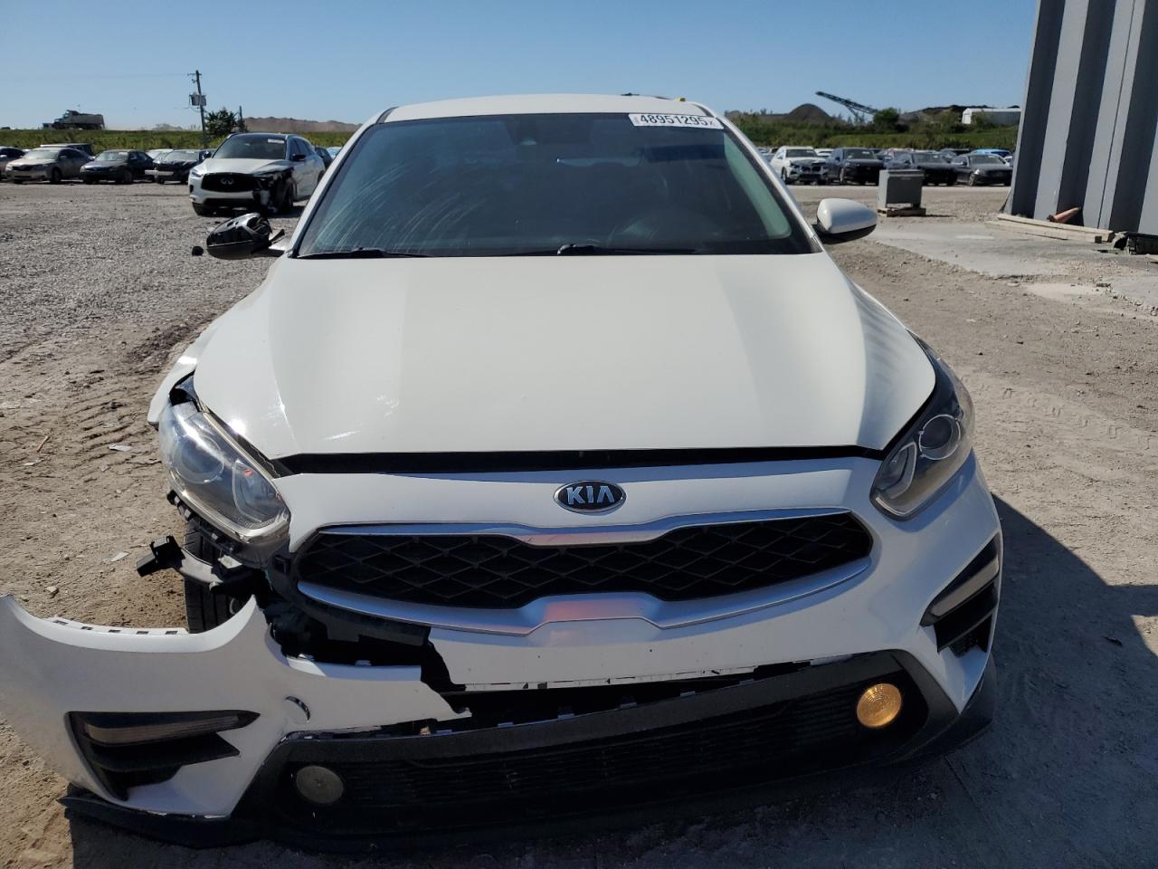 2020 KIA Forte VIN 3KPF24AD9LE160080 Copart auction photo, front end / side damage thumbnail 5