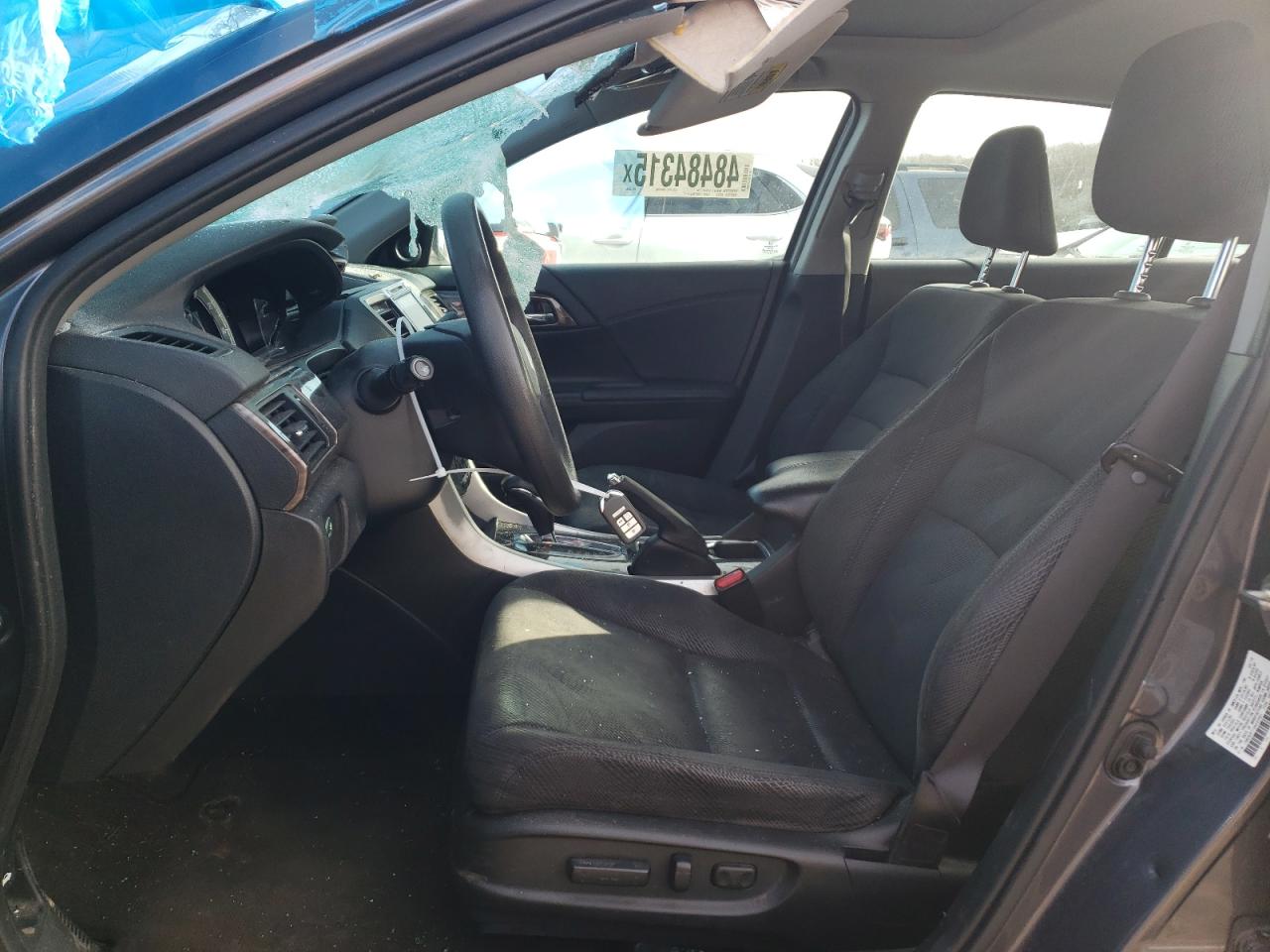 2017 Honda Accord VIN 1HGCR2F71HA025967 Copart auction photo, top/roof / front end damage thumbnail 7