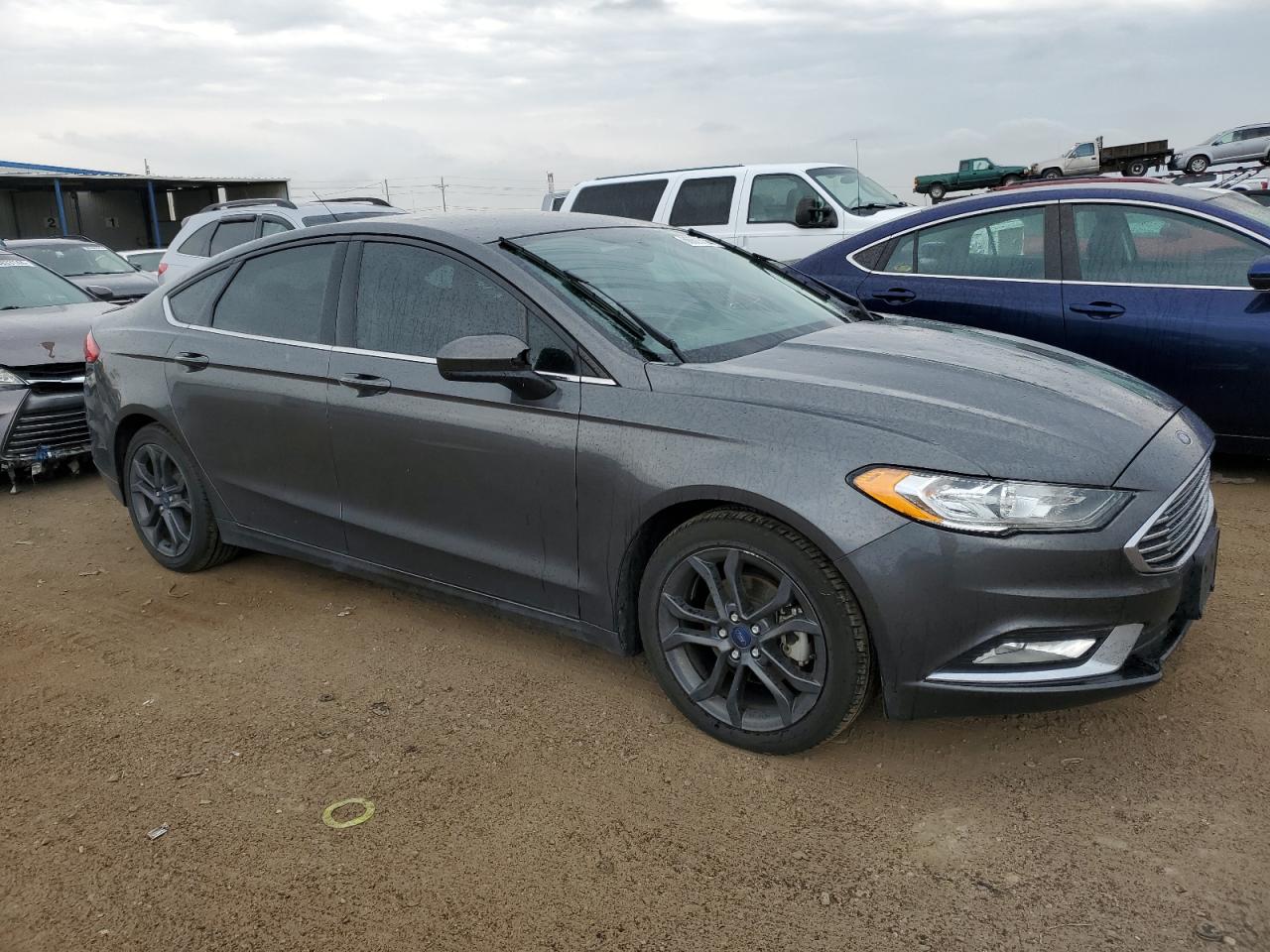 2018 Ford Fusion VIN 3FA6P0H75JR110055 Copart auction photo, hail damage thumbnail 4