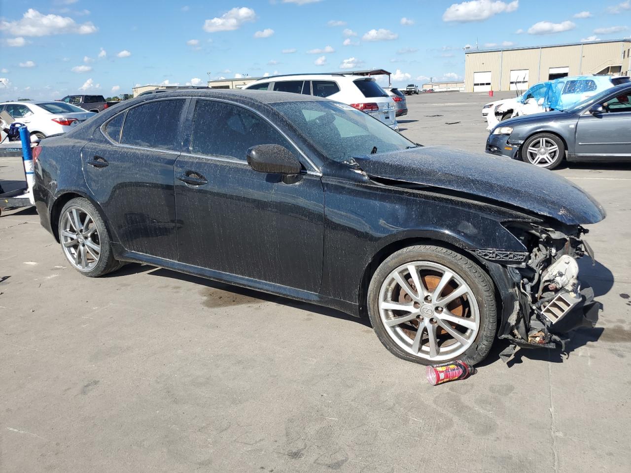 2007 Lexus IS VIN JTHBK262472031806 Copart auction photo, front end damage thumbnail 4