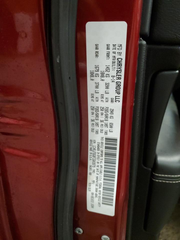 2015 Jeep Grand Cherokee VIN 1C4RJFBG8FC603979 Copart auction photo, front end damage thumbnail 13