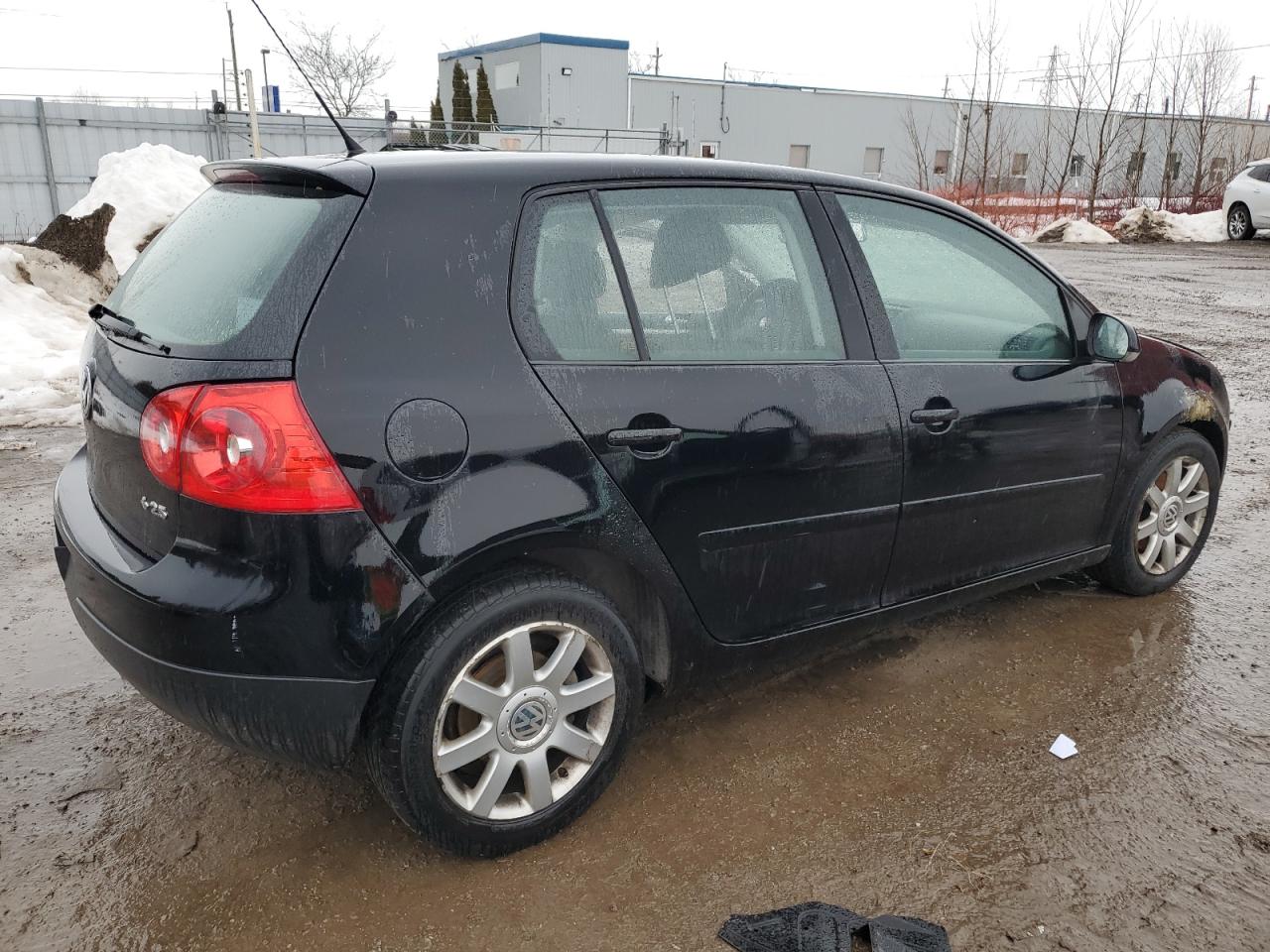 2008 Volkswagen Golf VIN WVWDA71K48W254066 Copart auction photo, front end / side damage thumbnail 3