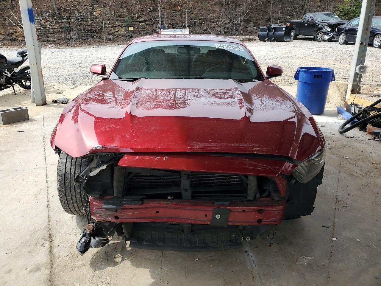 2017 Ford Mustang VIN 1FA6P8THXH5308996 Copart auction photo, front end damage thumbnail 5