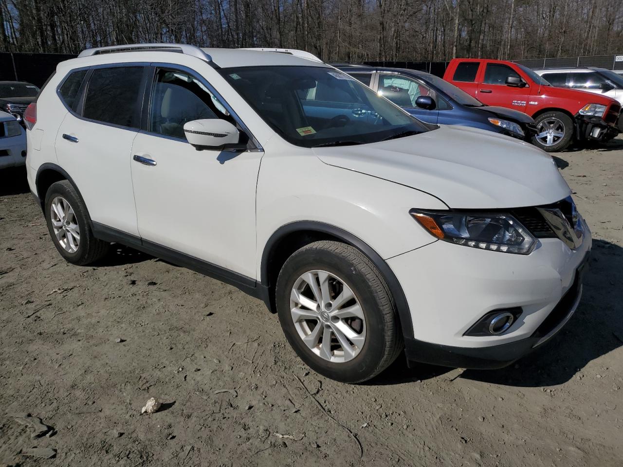 2016 Nissan Rogue VIN KNMAT2MVXGP700610 Copart auction photo, front end damage thumbnail 4