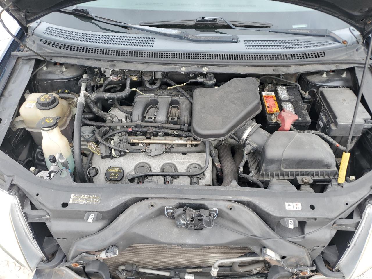 2010 Ford Edge VIN 2FMDK3GCXABB62646 Copart auction photo, front end / rear end damage thumbnail 12