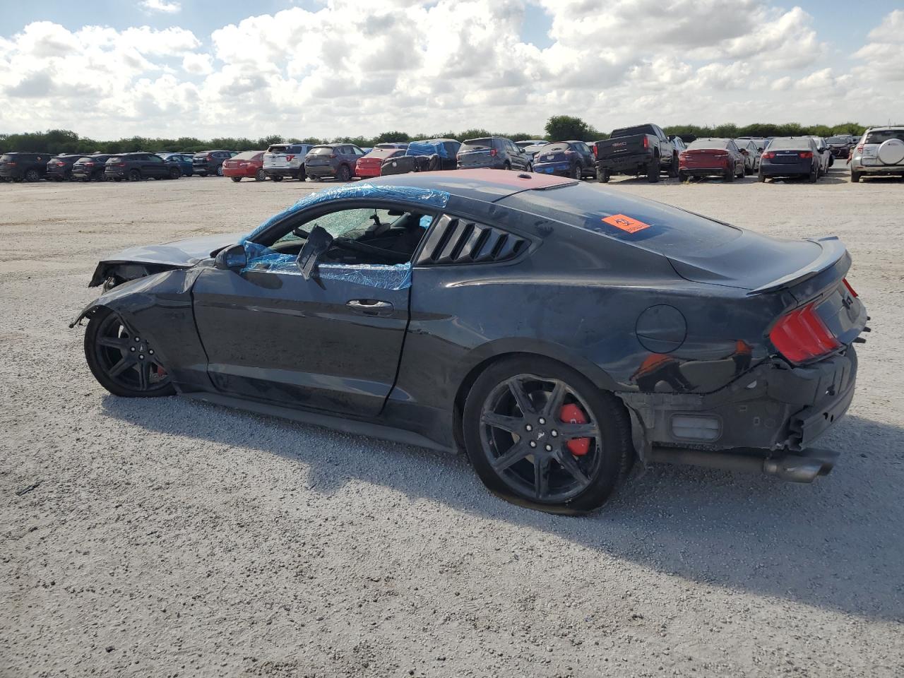 2019 Ford Mustang VIN 1FA6P8CF8K5203413 Copart auction photo, front end / side damage thumbnail 2