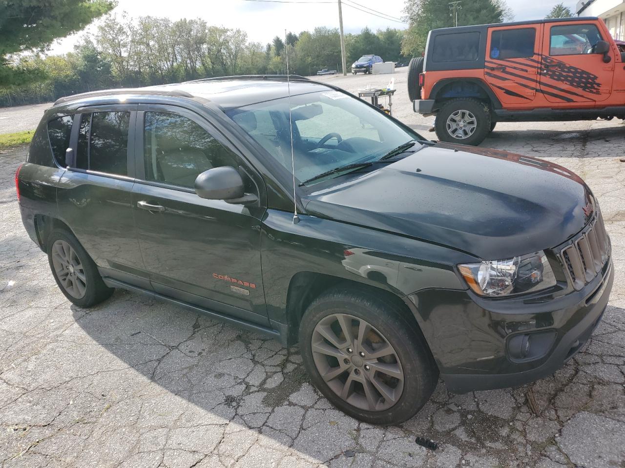2017 Jeep Compass VIN 1C4NJDBB3HD135227 Copart auction photo, undercarriage damage thumbnail 4