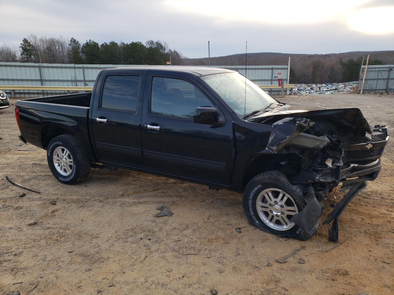 2012 Chevrolet Colorado VIN 1GCHTCFE3C8104213 Copart auction photo, front end / side damage thumbnail 4