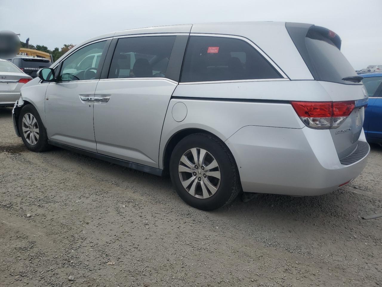 2014 Honda Odyssey VIN 5FNRL5H42EB050166 Copart auction photo, front end / minor dent/scratches damage thumbnail 2