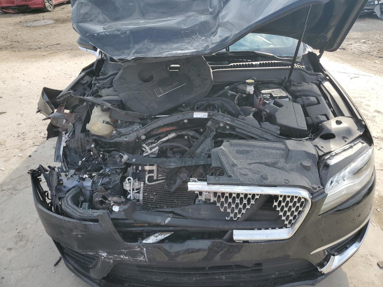 2019 Lincoln MKZ VIN 3LN6L5C98KR628217 Copart auction photo, all over damage thumbnail 13