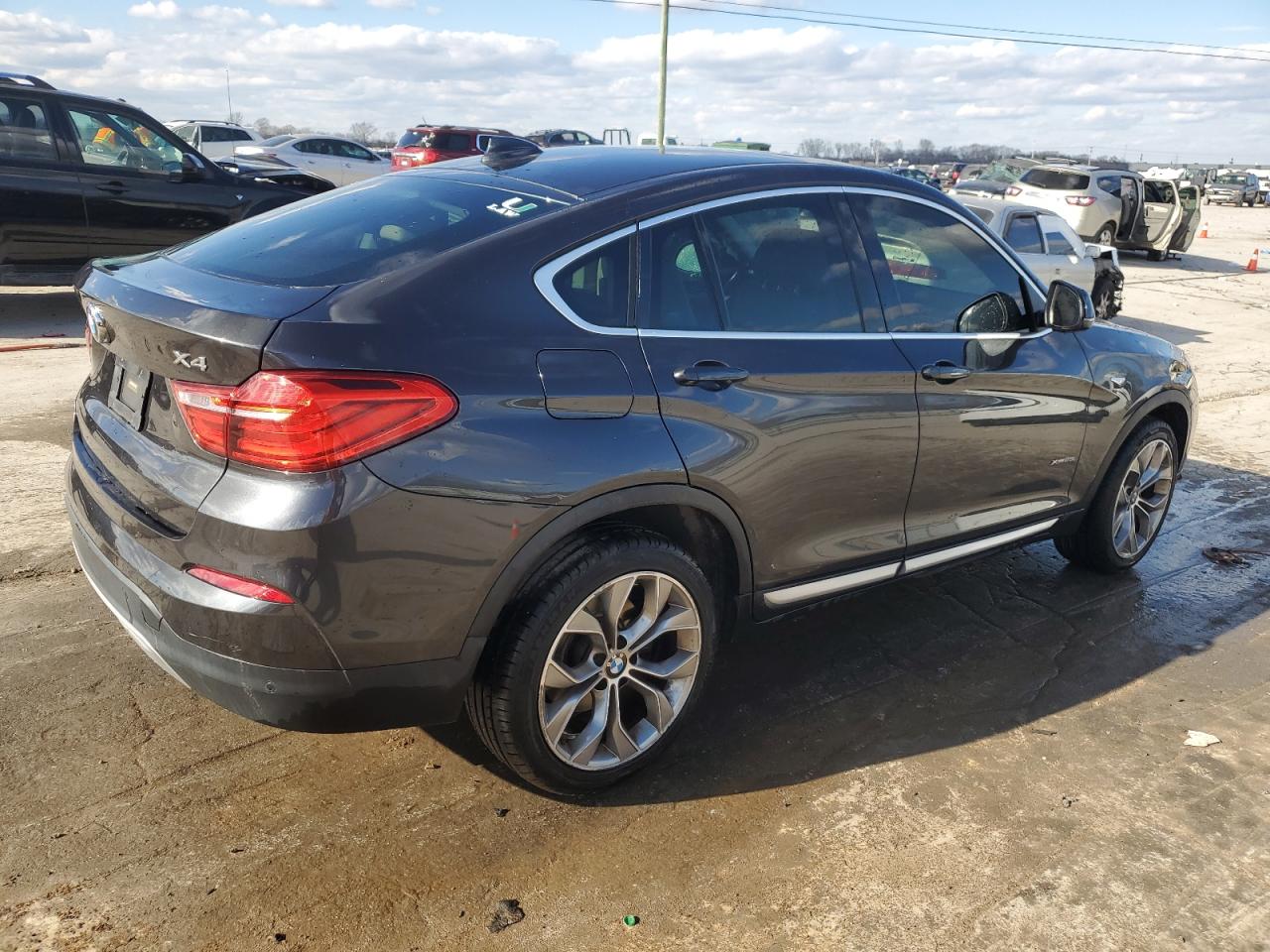 2016 BMW X4 VIN 5UXXW3C59G0R22894 Copart auction photo, side / front end damage thumbnail 3