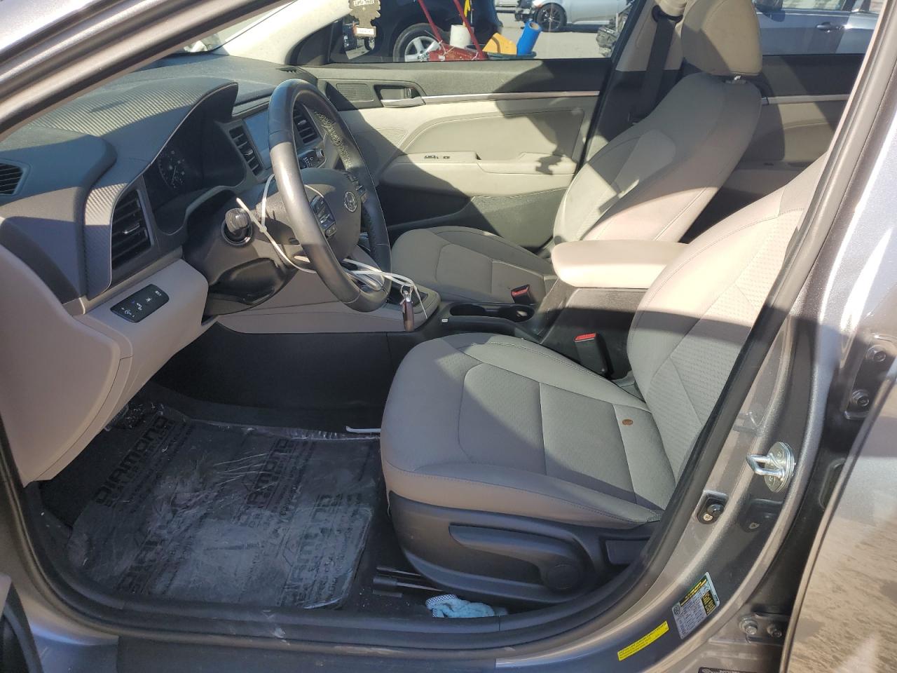 2019 Hyundai Elantra VIN KMHD84LF6KU877617 Copart auction photo, front end damage thumbnail 7