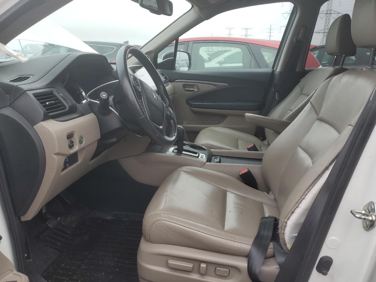 2017 Honda Pilot VIN 5FNYF6H61HB022860 Copart auction photo, front end damage thumbnail 7
